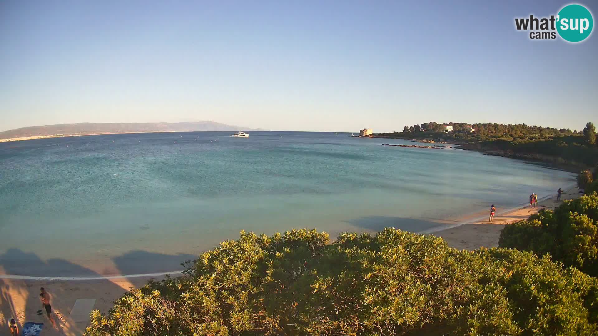 Webcam Lazzaretto beach | Alghero | Sardinia