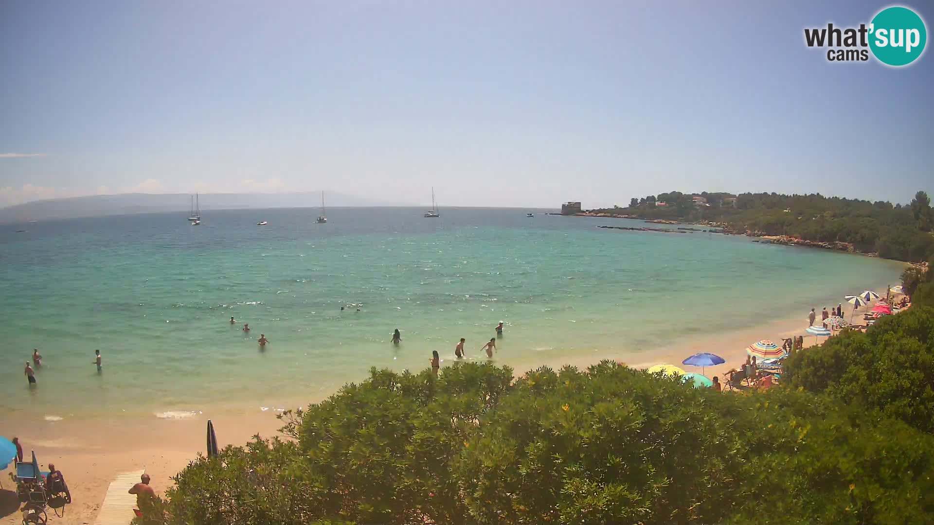 Kamera plaža Lazzaretto | Alghero | Sardinija
