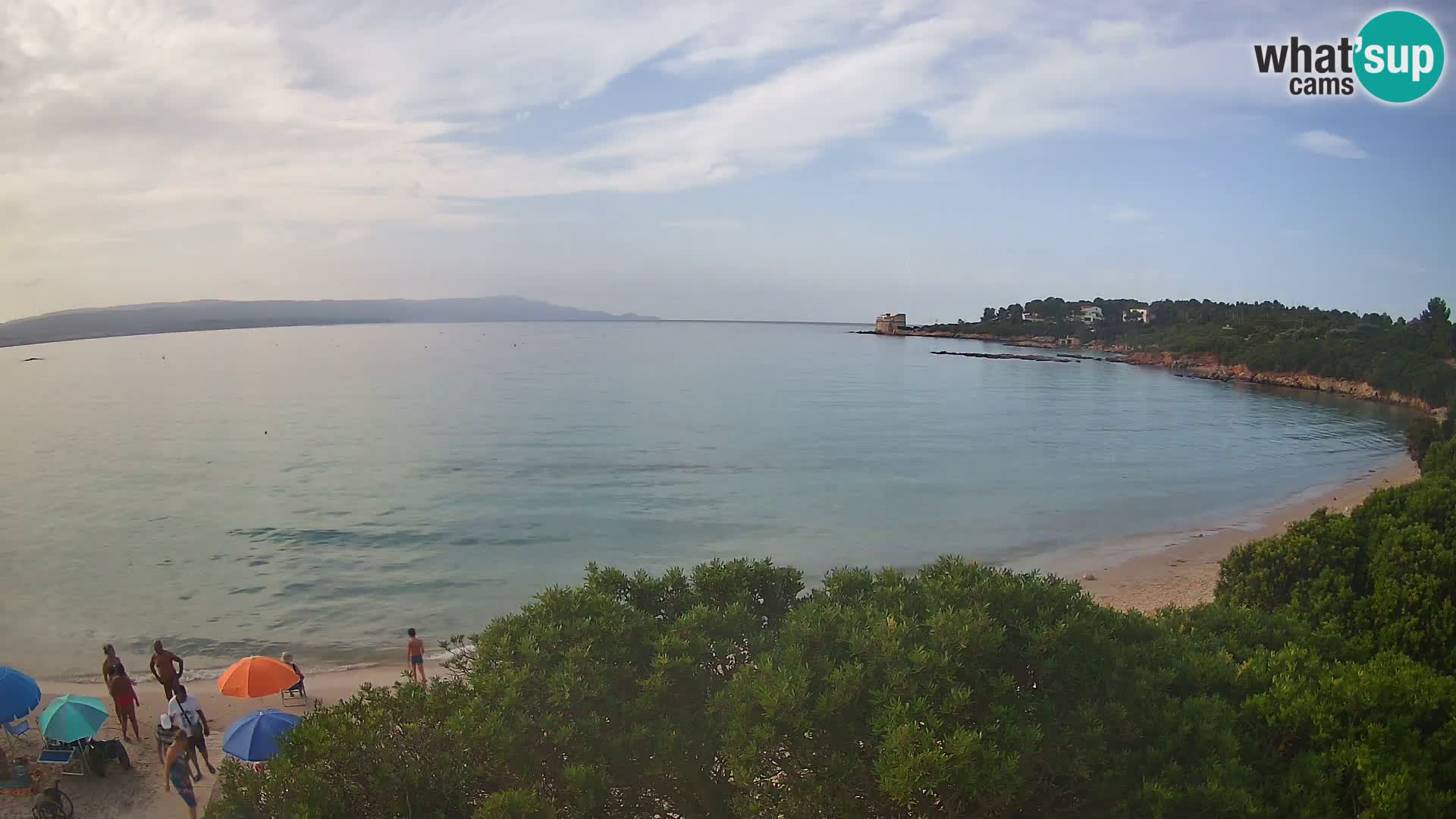 Kamera plaža Lazzaretto | Alghero | Sardinija