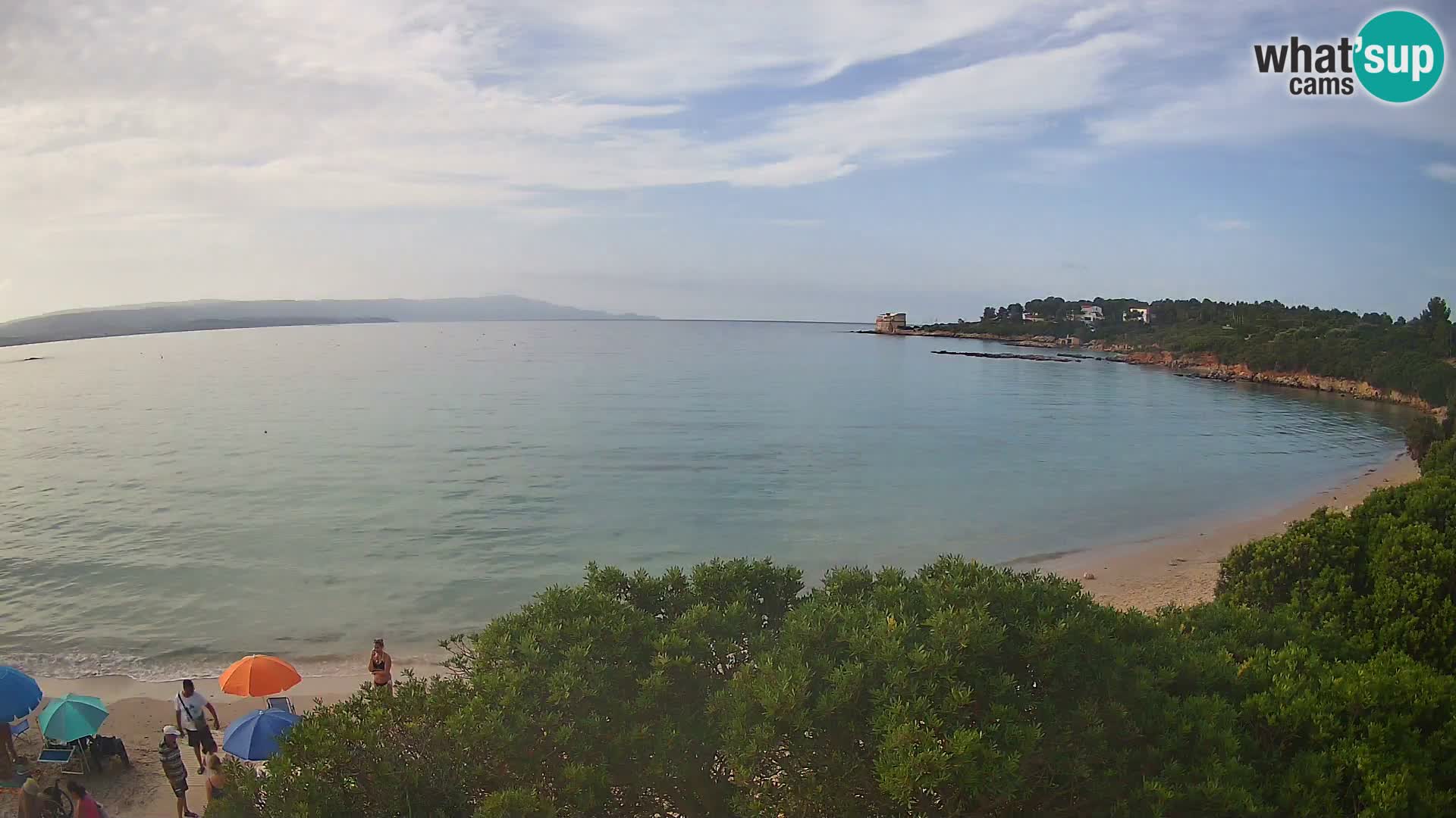 Plage Lazzaretto livecam | Alghero | Sardaigne