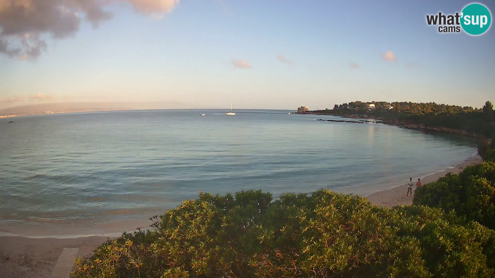Webcam Lazzaretto Strand | Alghero | Sardinien