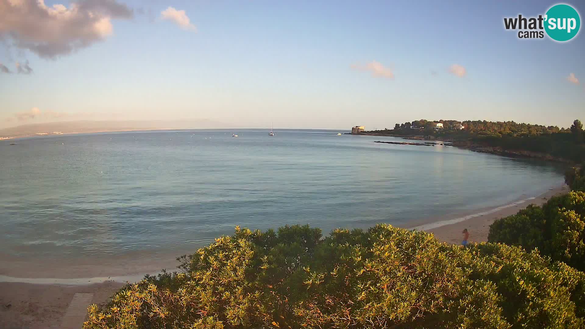 Webcam Lazzaretto Strand | Alghero | Sardinien