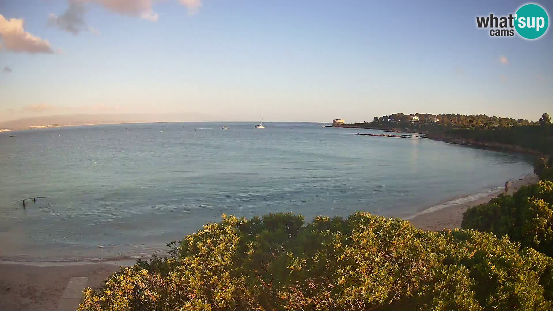 Plage Lazzaretto livecam | Alghero | Sardaigne