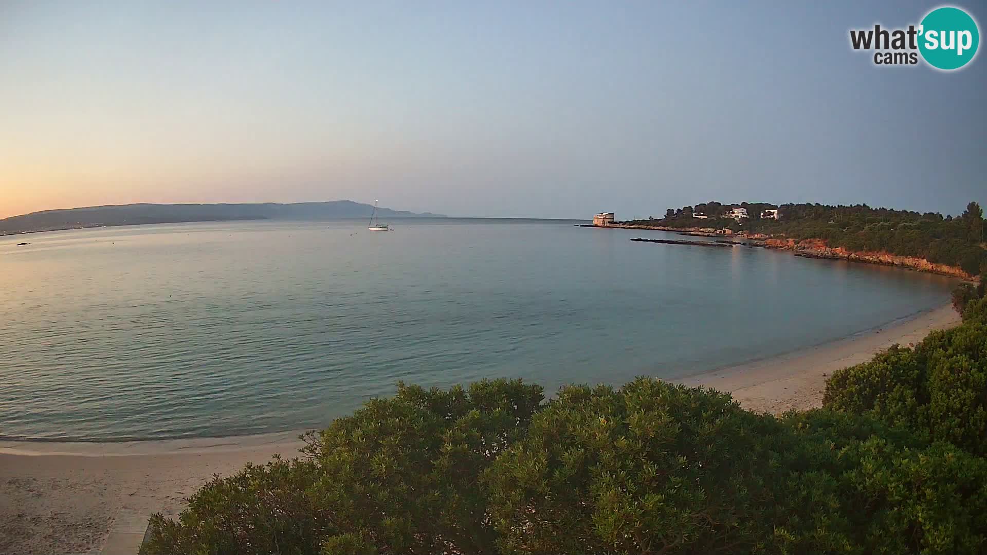 Kamera plaža Lazzaretto | Alghero | Sardinija