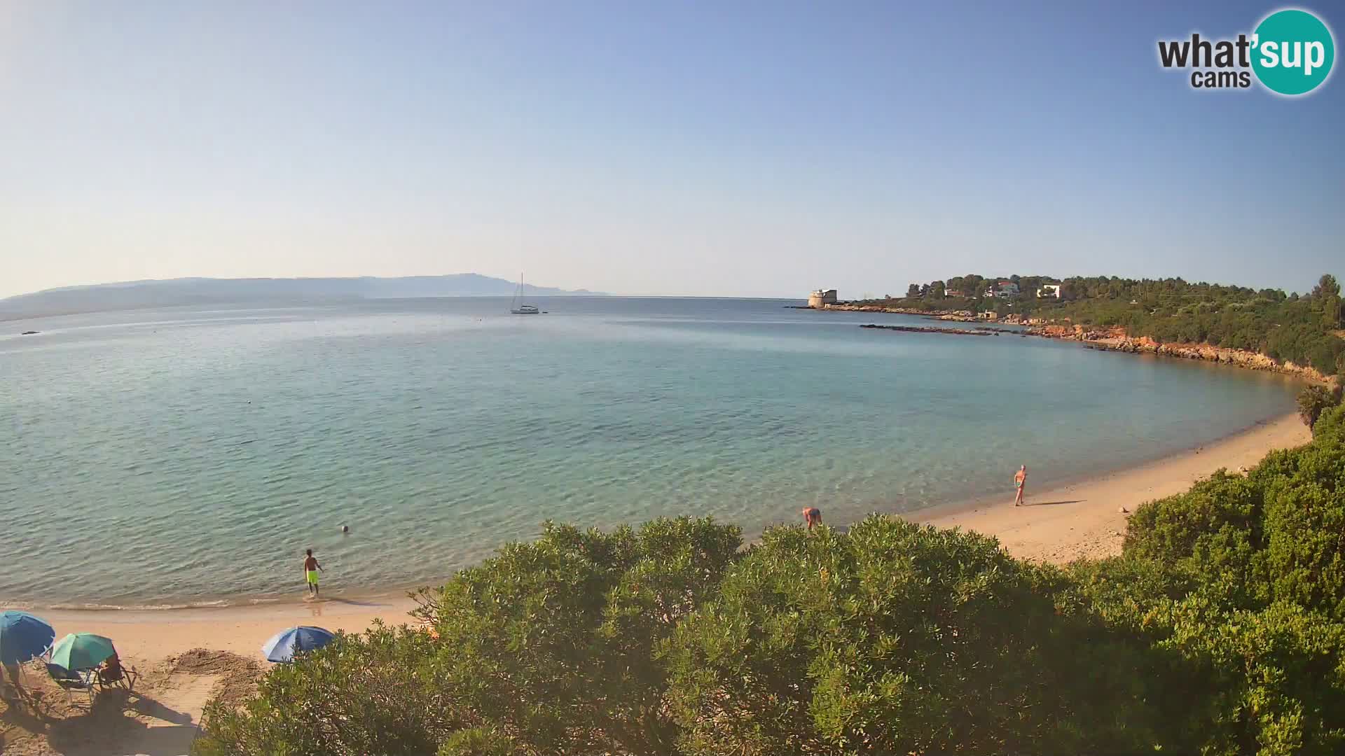 Webcam spiaggia Lazzaretto | Alghero | Sardegna