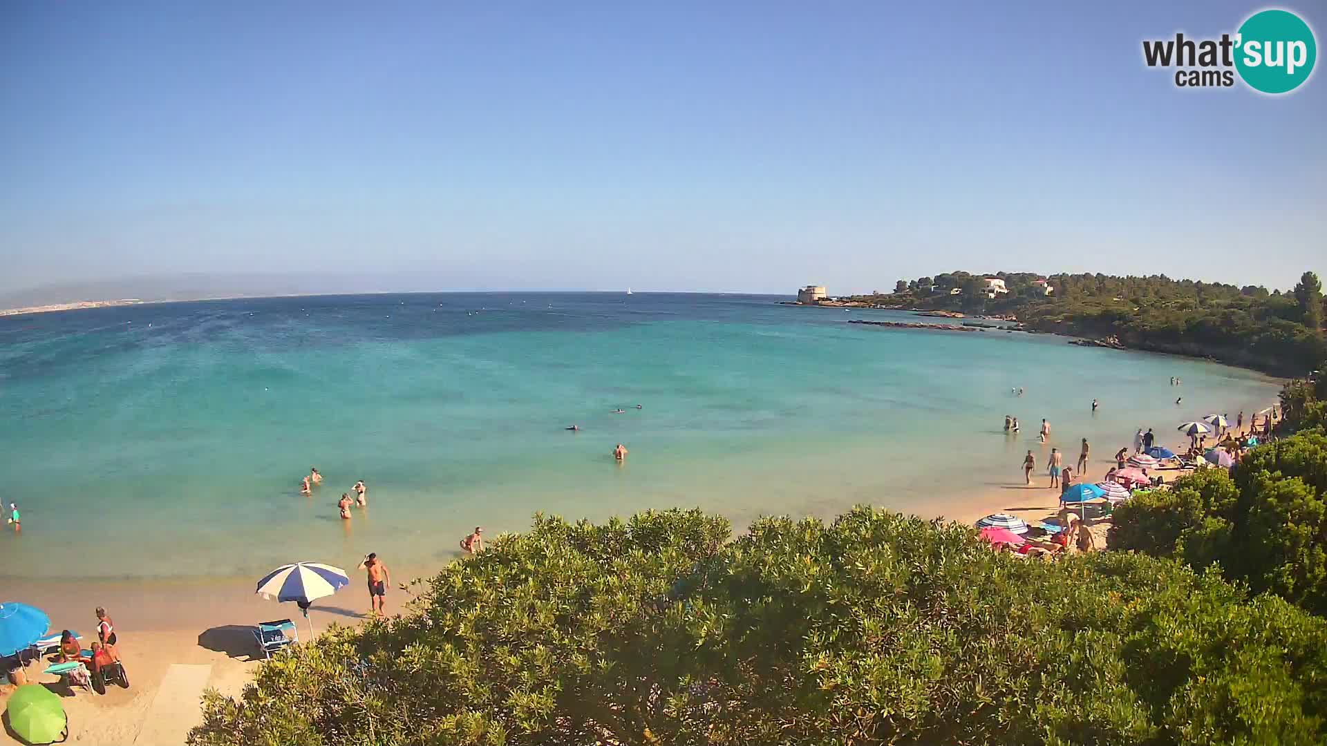 Webcam spiaggia Lazzaretto | Alghero | Sardegna