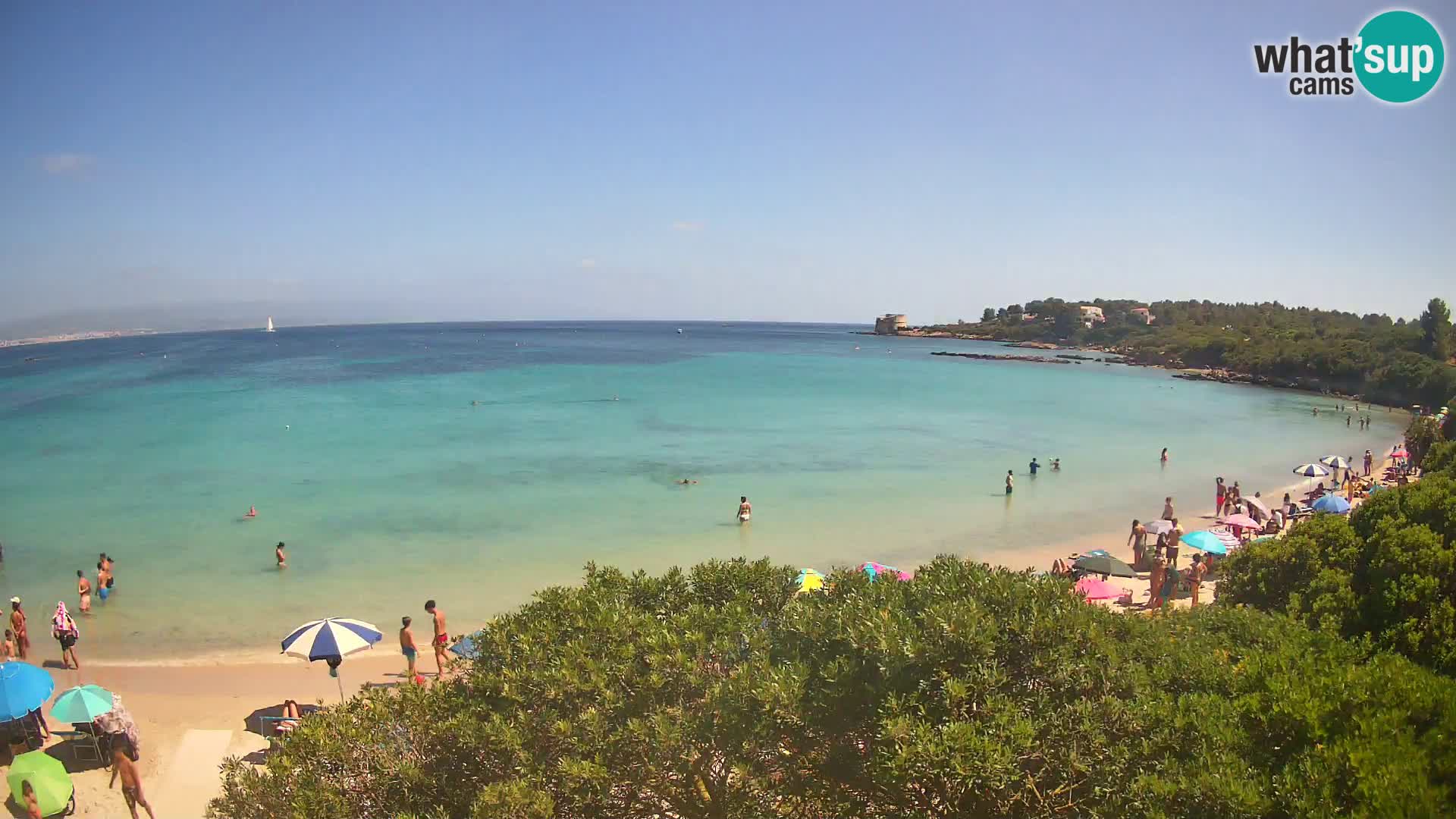 Webcam spiaggia Lazzaretto | Alghero | Sardegna