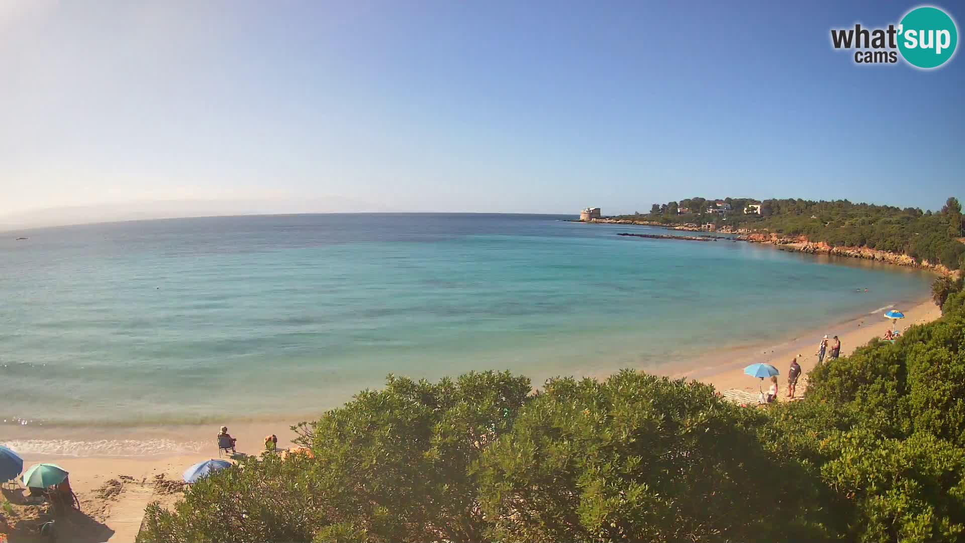 Webcam Lazzaretto beach | Alghero | Sardinia