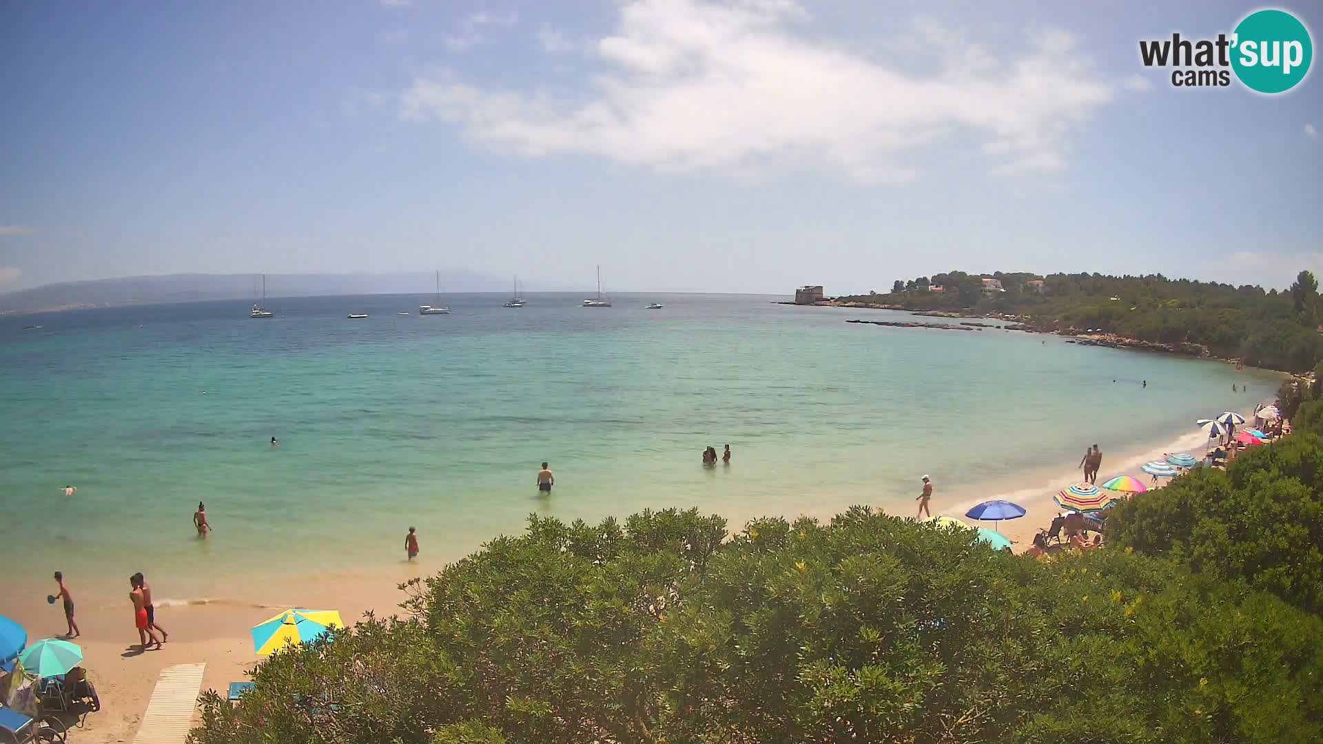 Webcam spiaggia Lazzaretto | Alghero | Sardegna