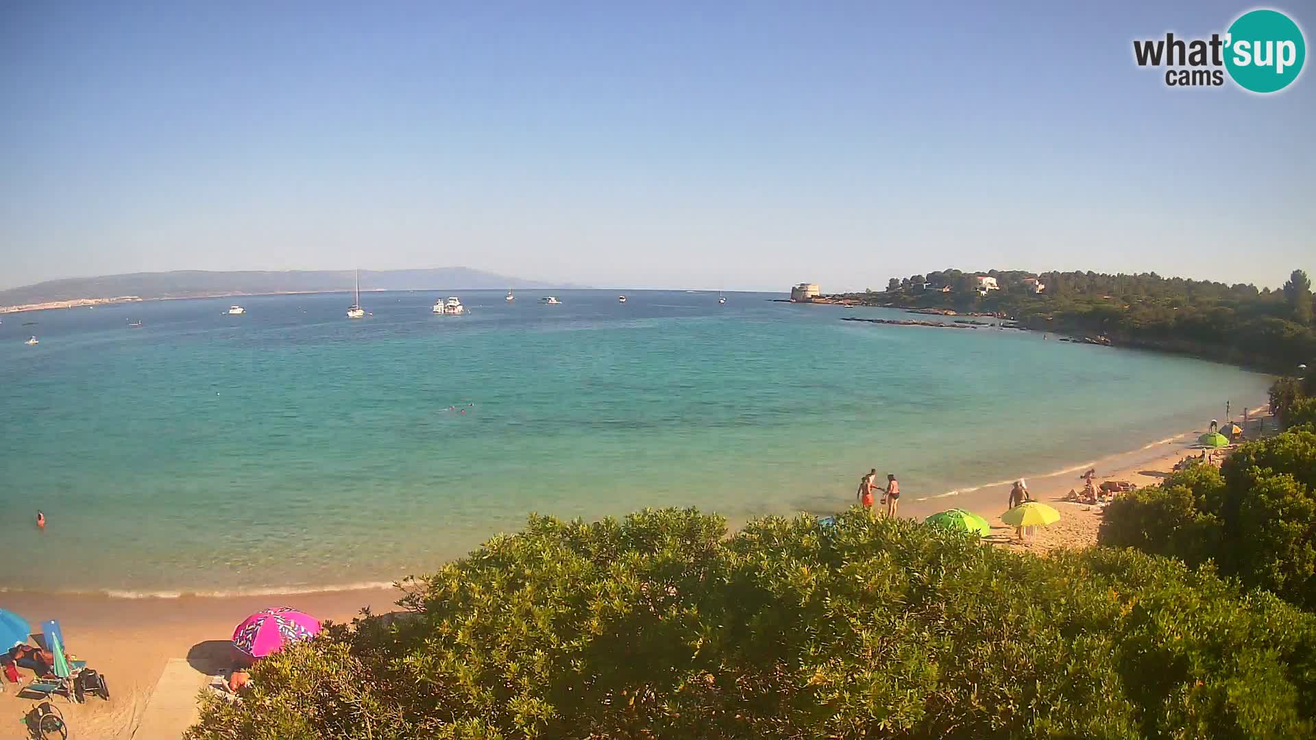 Webcam Lazzaretto Strand | Alghero | Sardinien