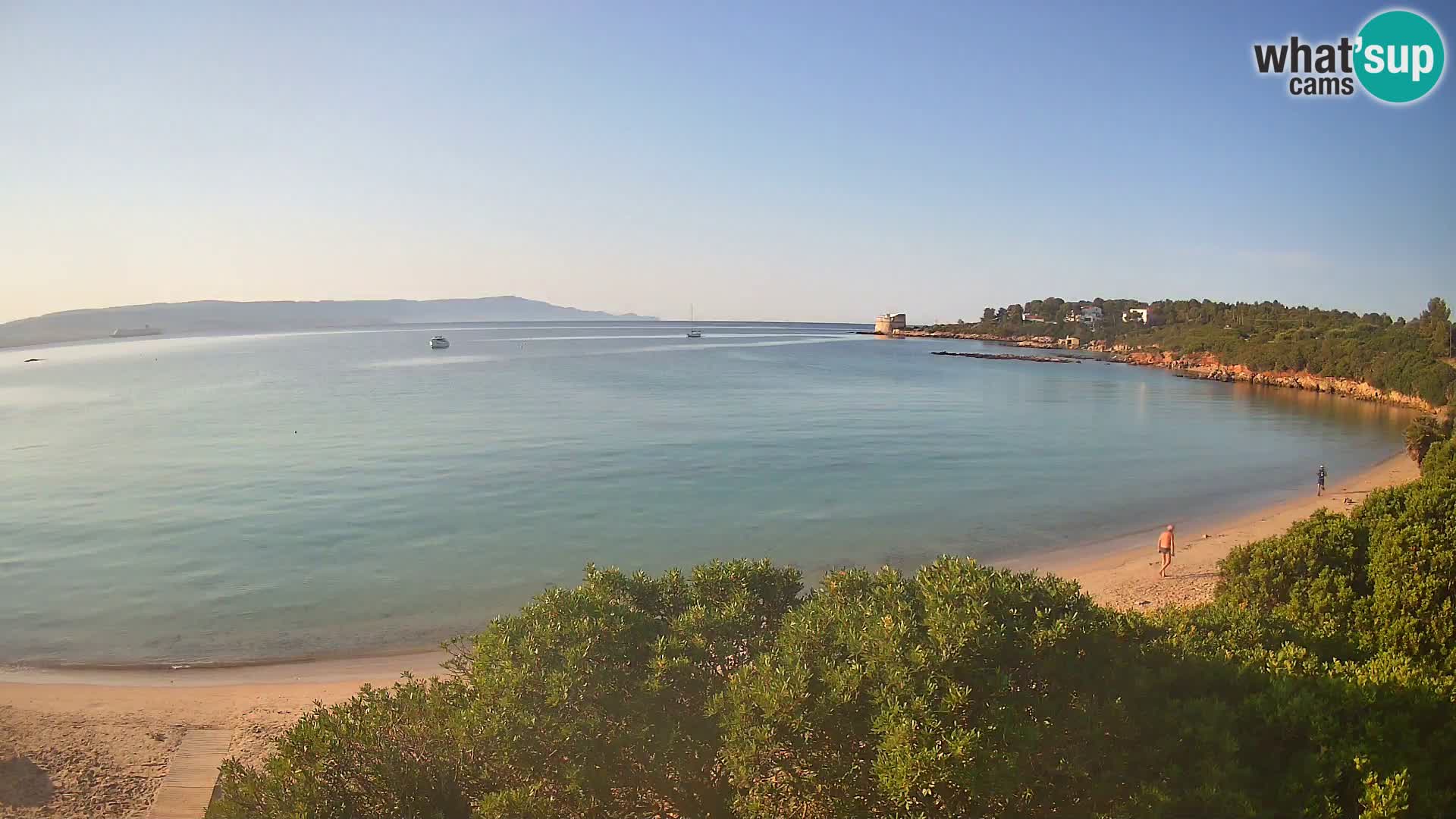 Webcam Lazzaretto beach | Alghero | Sardinia