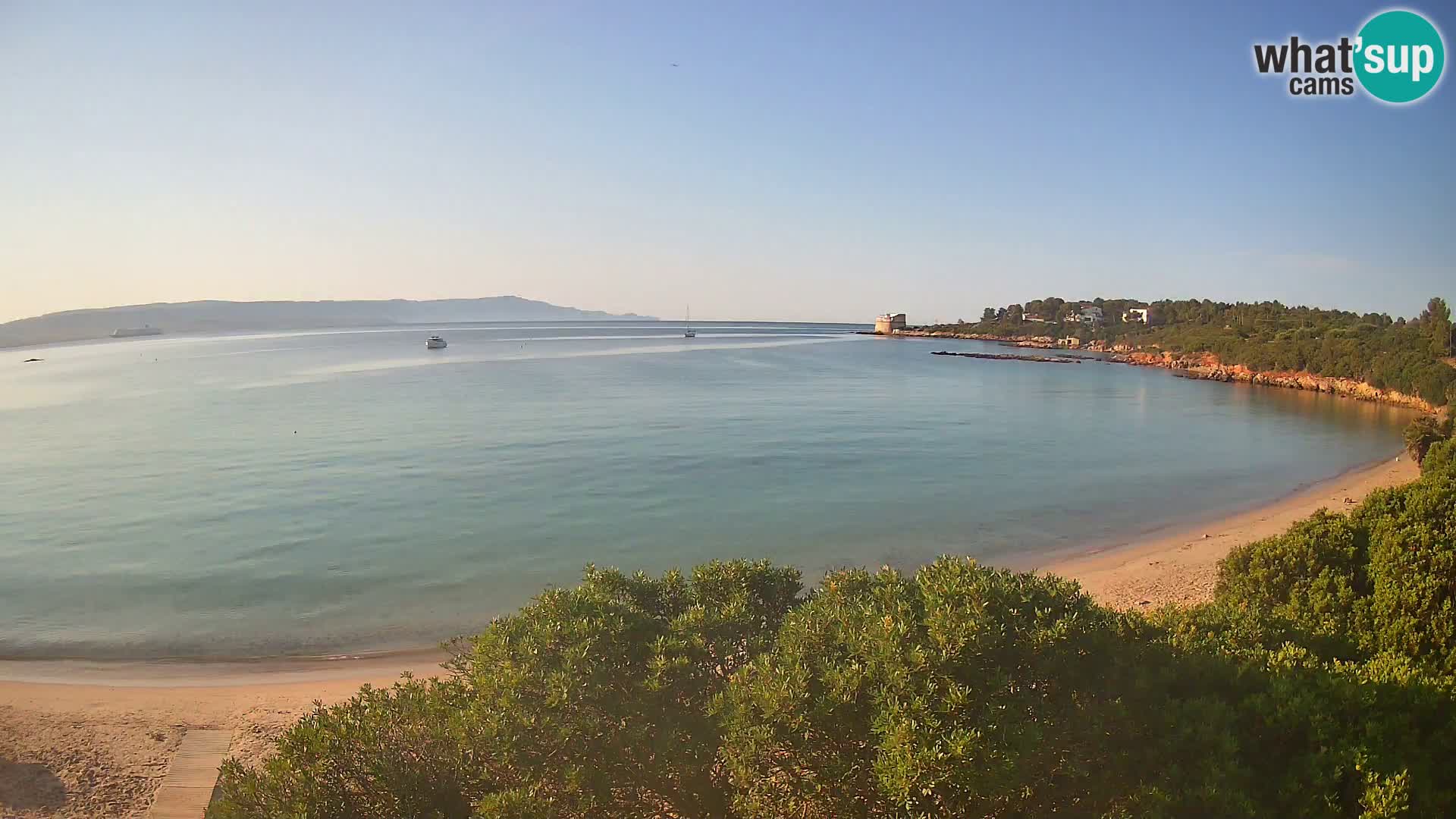 Webcam Lazzaretto Strand | Alghero | Sardinien