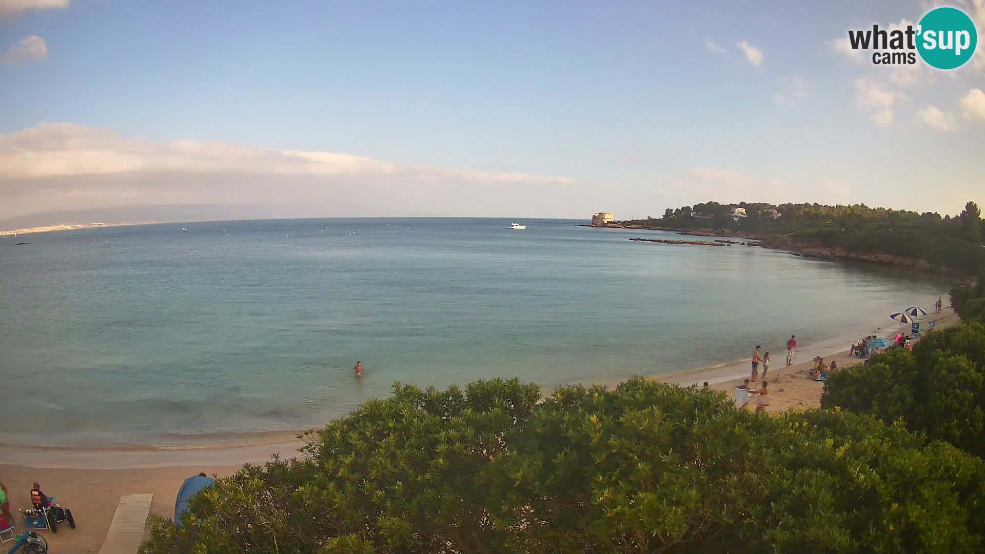 Kamera plaža Lazzaretto | Alghero | Sardinija