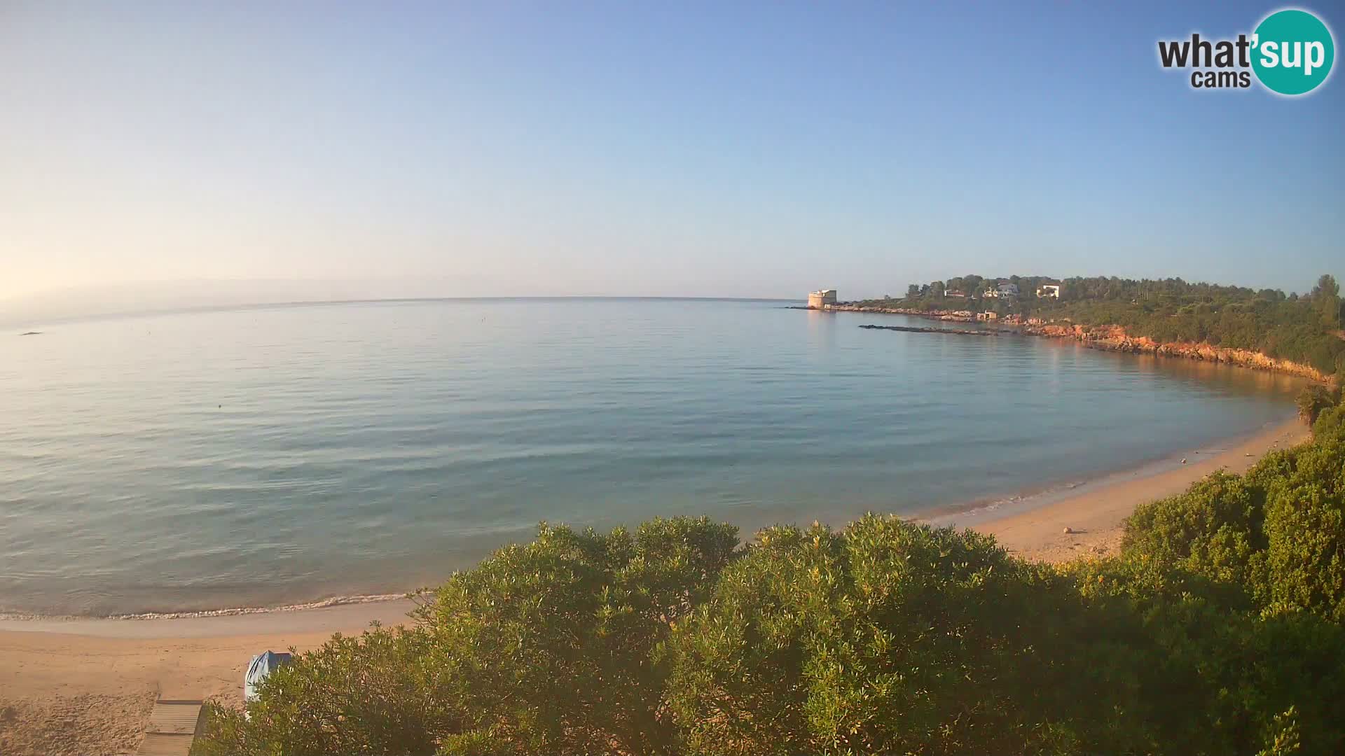 Plage Lazzaretto livecam | Alghero | Sardaigne