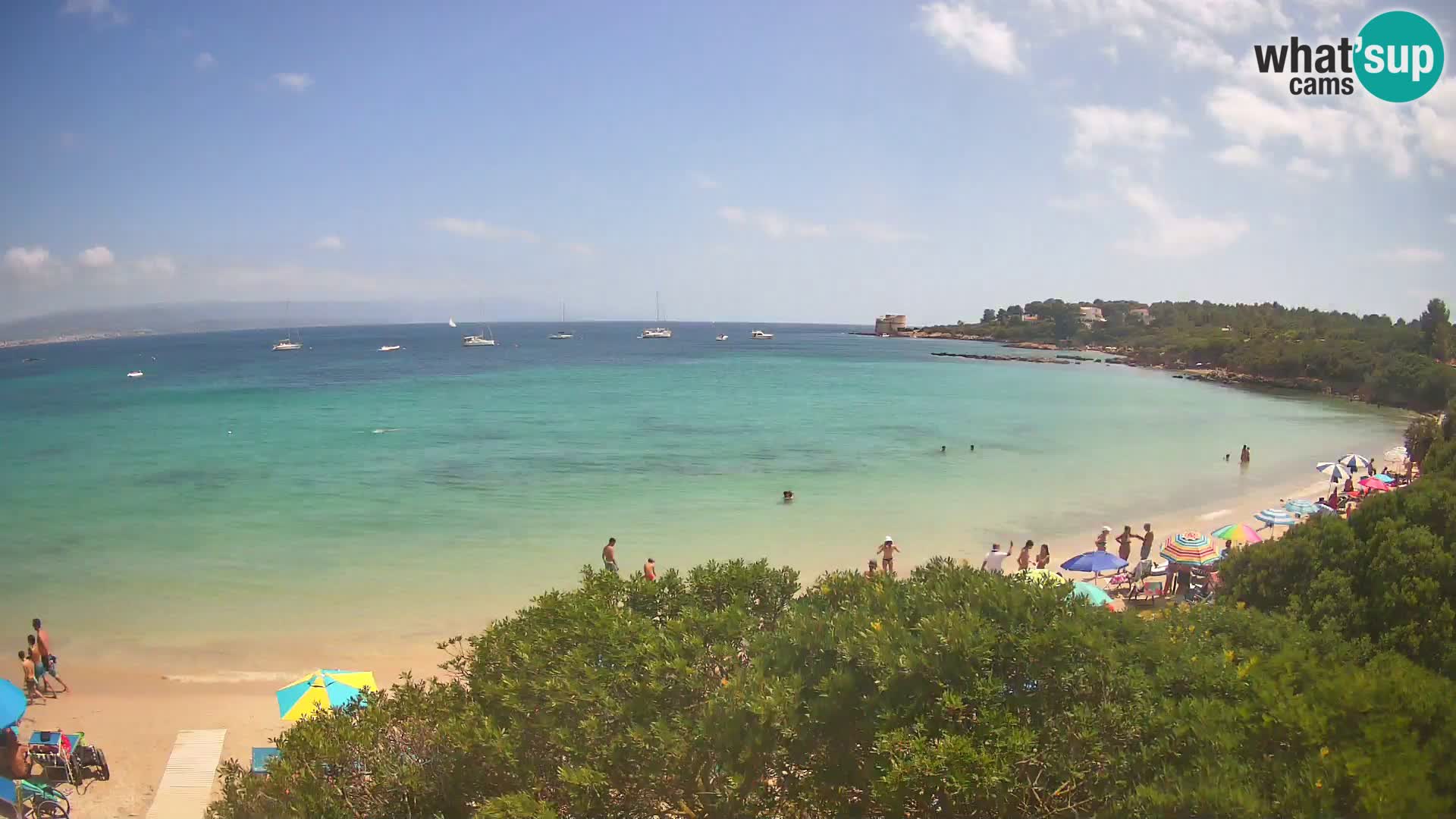 Webcam Lazzaretto Strand | Alghero | Sardinien