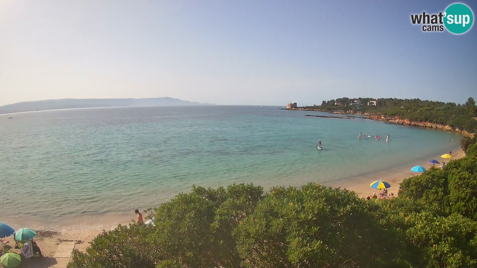 Webcam Lazzaretto Strand | Alghero | Sardinien