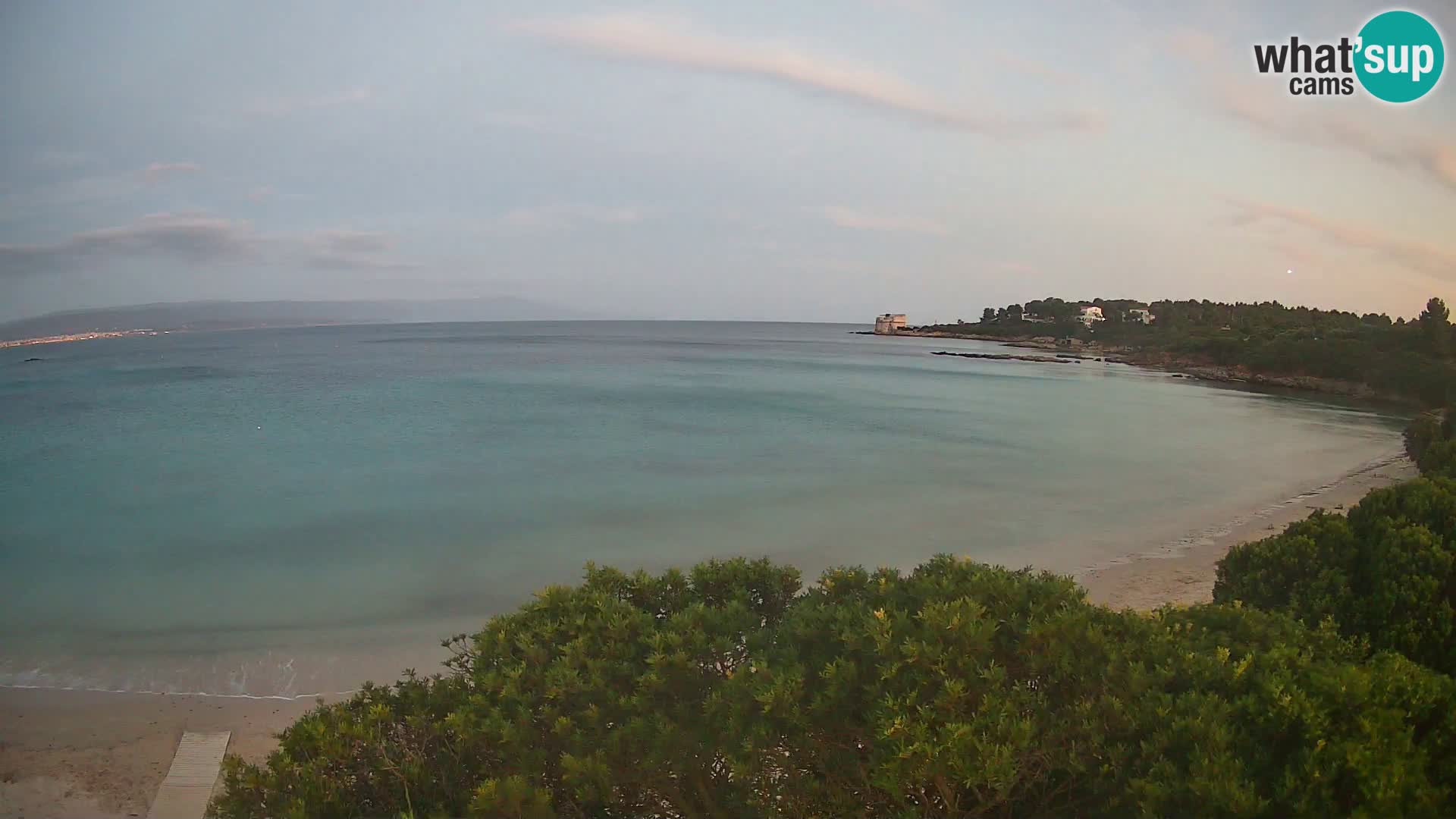 Webcam Lazzaretto beach | Alghero | Sardinia