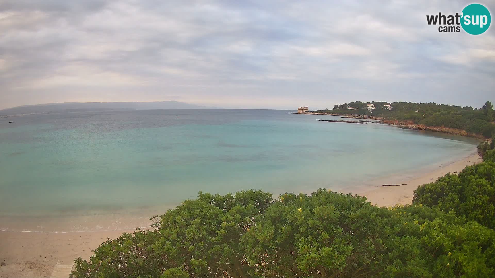 Webcam Lazzaretto beach | Alghero | Sardinia