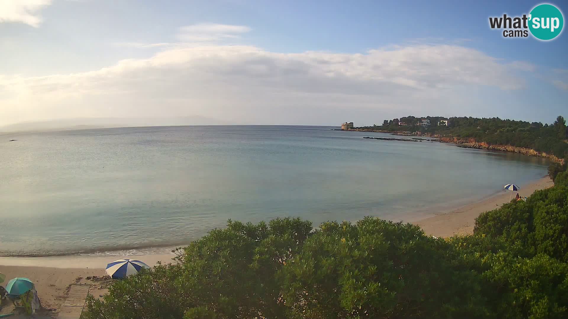 Webcam Lazzaretto beach | Alghero | Sardinia