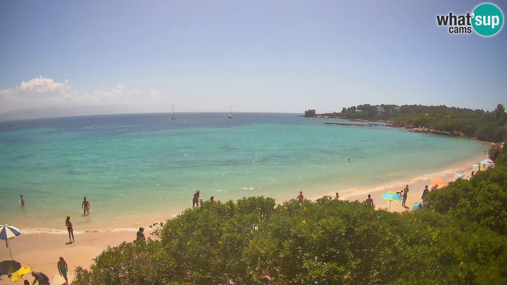 Webcam spiaggia Lazzaretto | Alghero | Sardegna