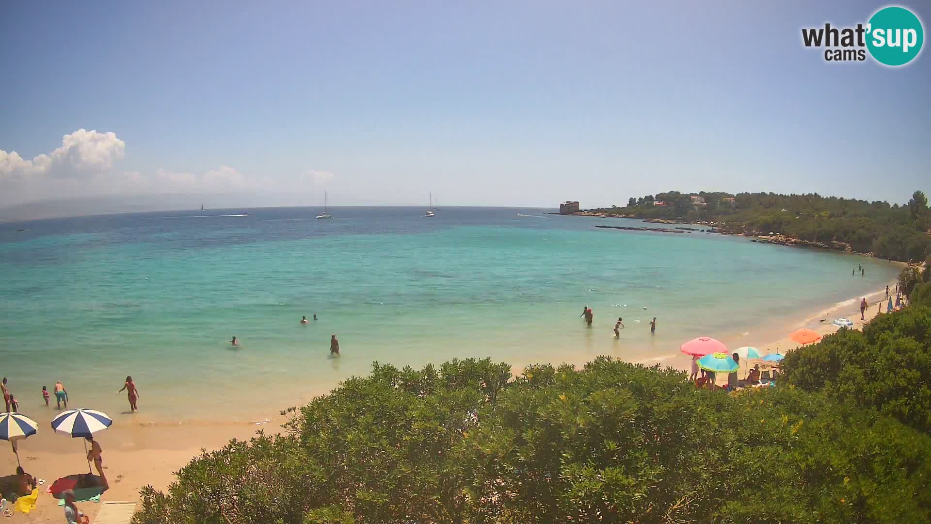 Kamera plaža Lazzaretto | Alghero | Sardinija