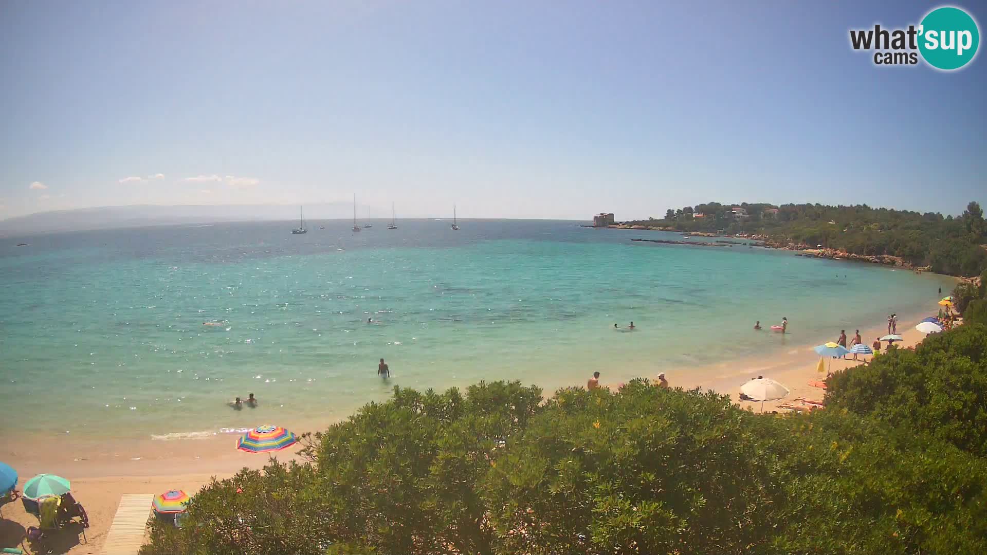 Webcam Lazzaretto beach | Alghero | Sardinia