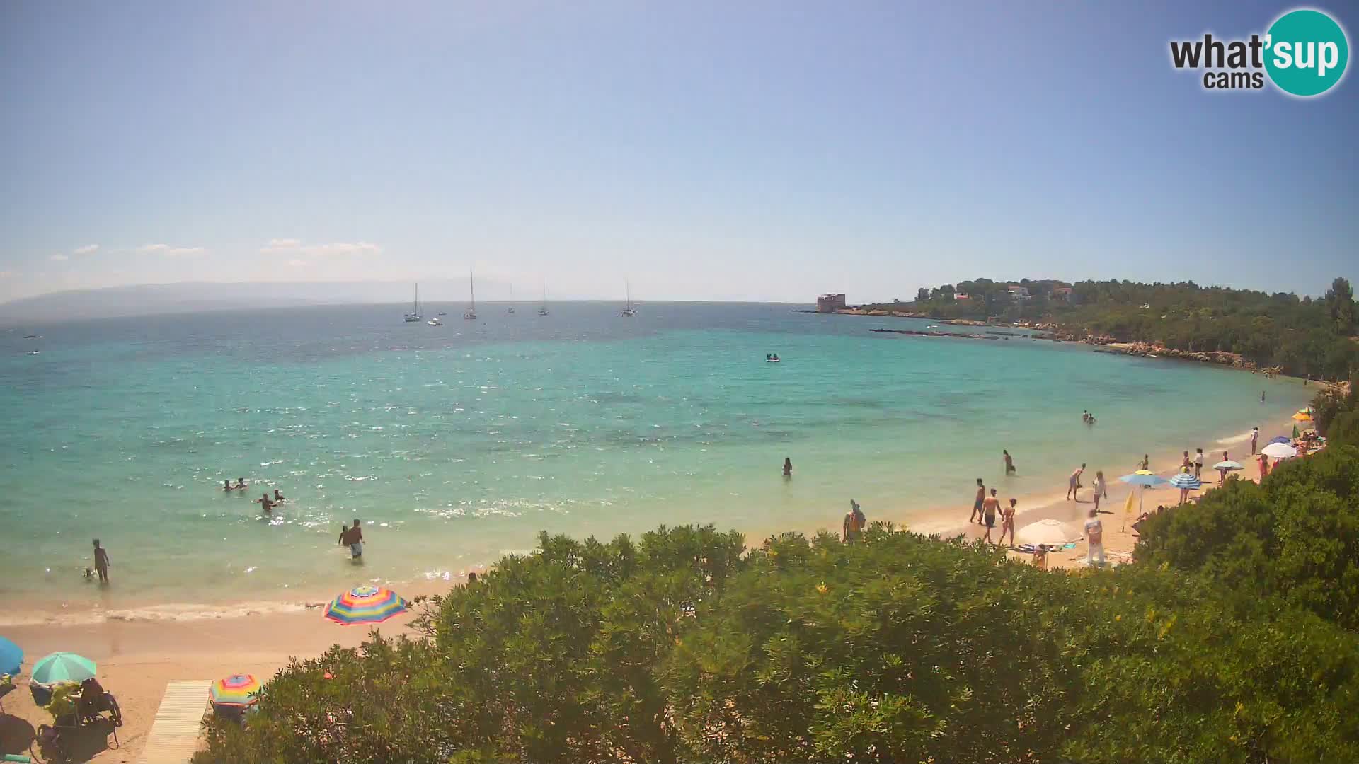 Webcam Lazzaretto beach | Alghero | Sardinia