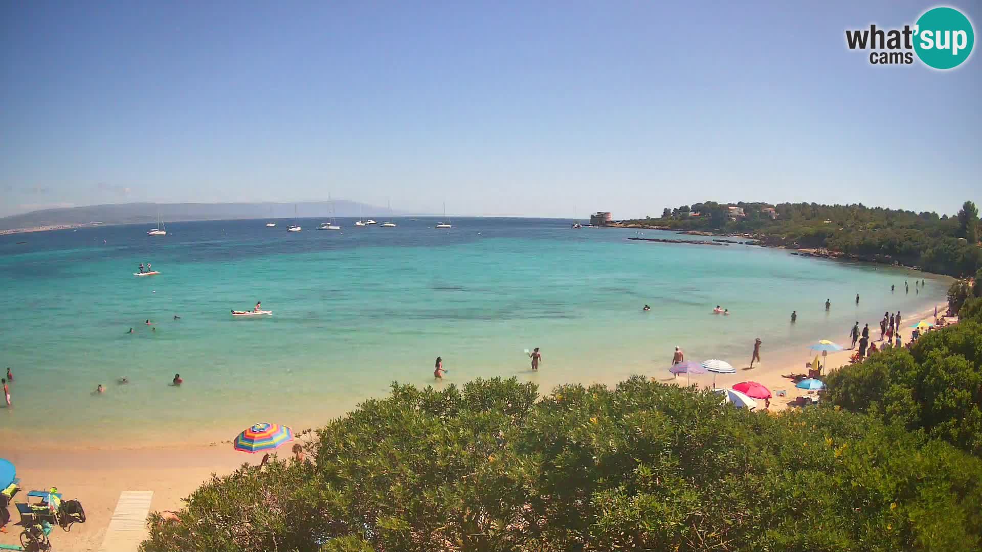 Webcam Lazzaretto Strand | Alghero | Sardinien