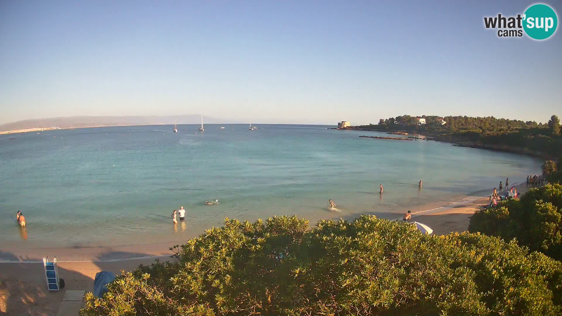 Webcam spiaggia Lazzaretto | Alghero | Sardegna