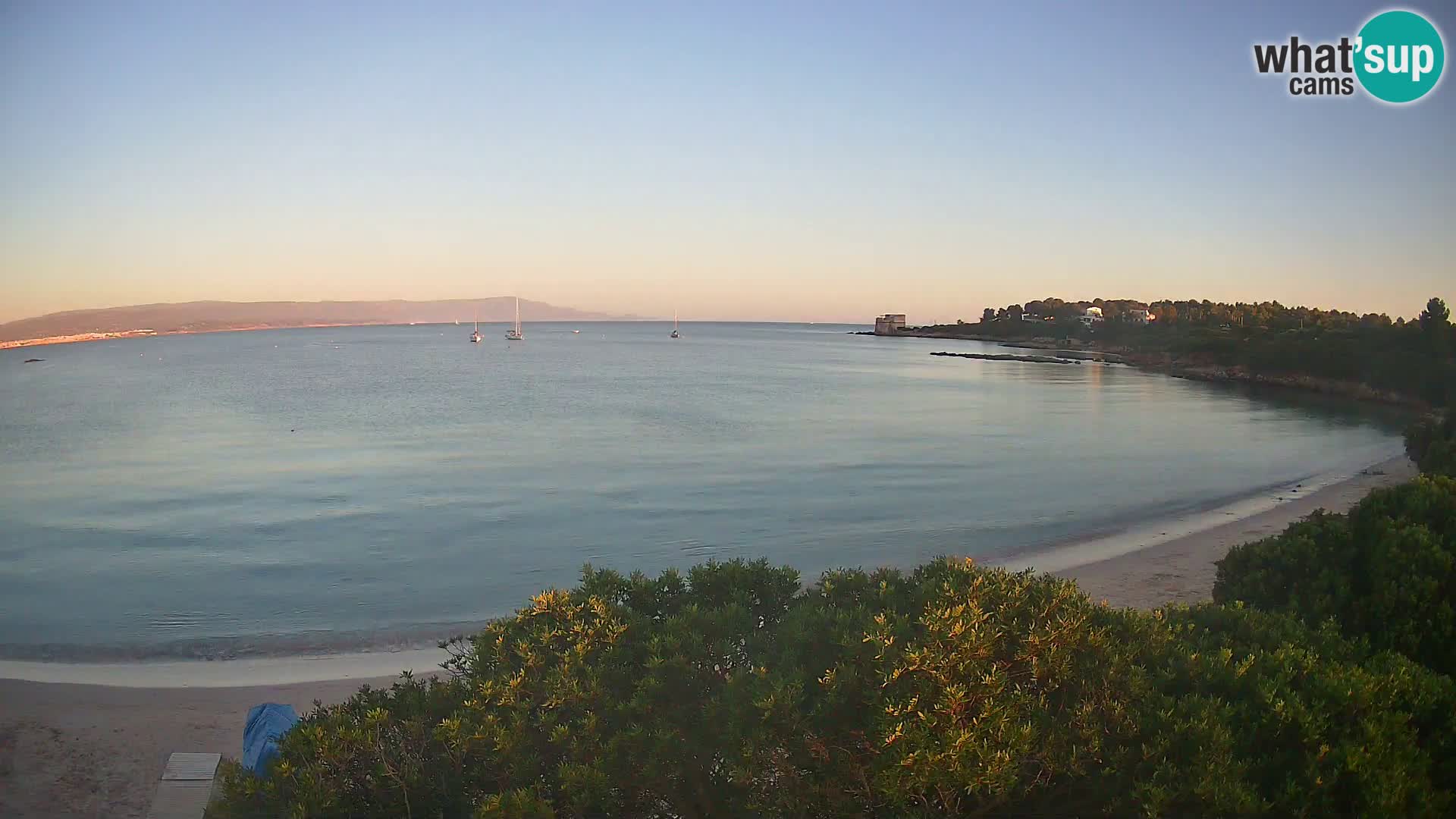 Webcam Lazzaretto beach | Alghero | Sardinia