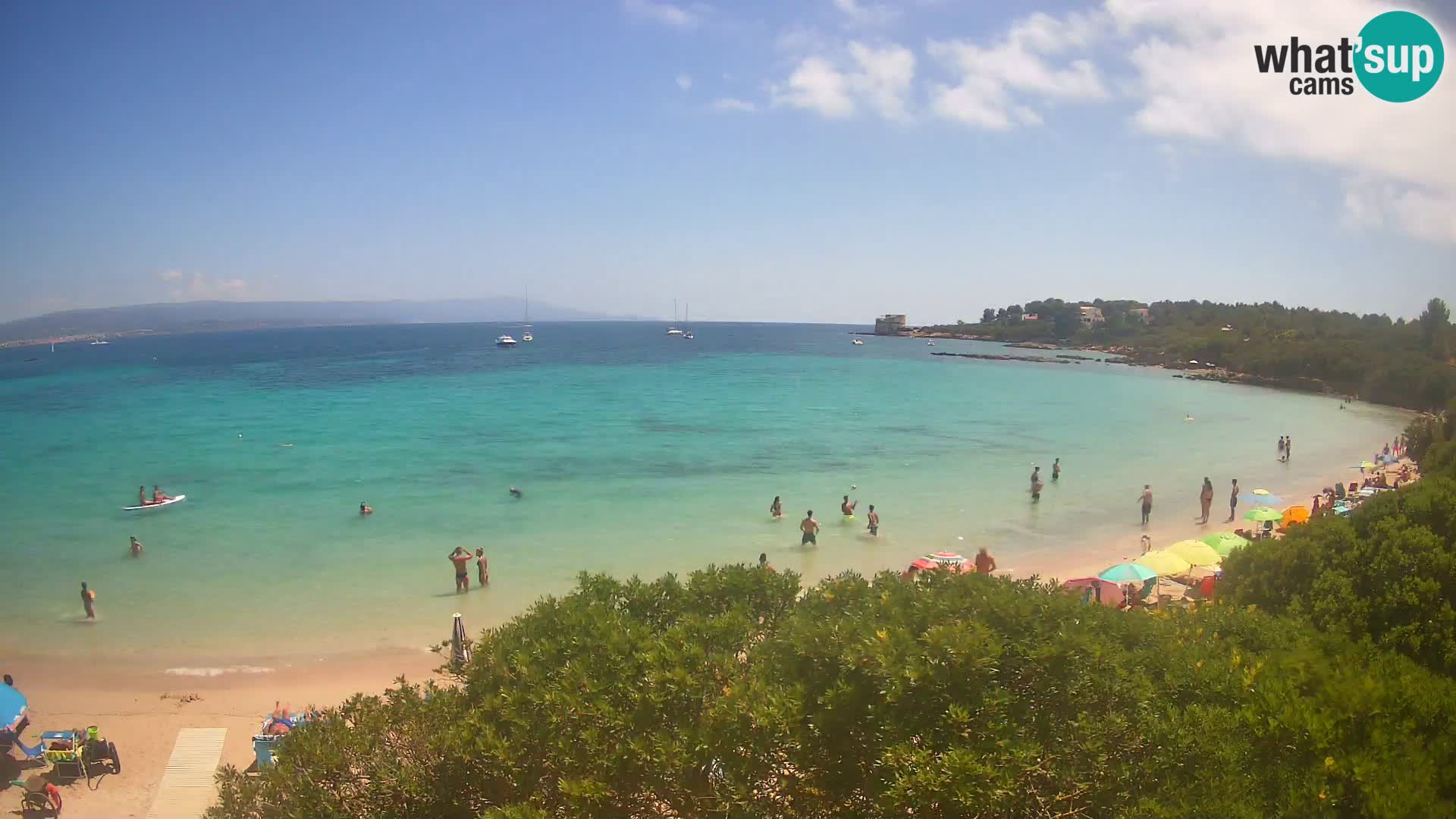 Kamera plaža Lazzaretto | Alghero | Sardinija