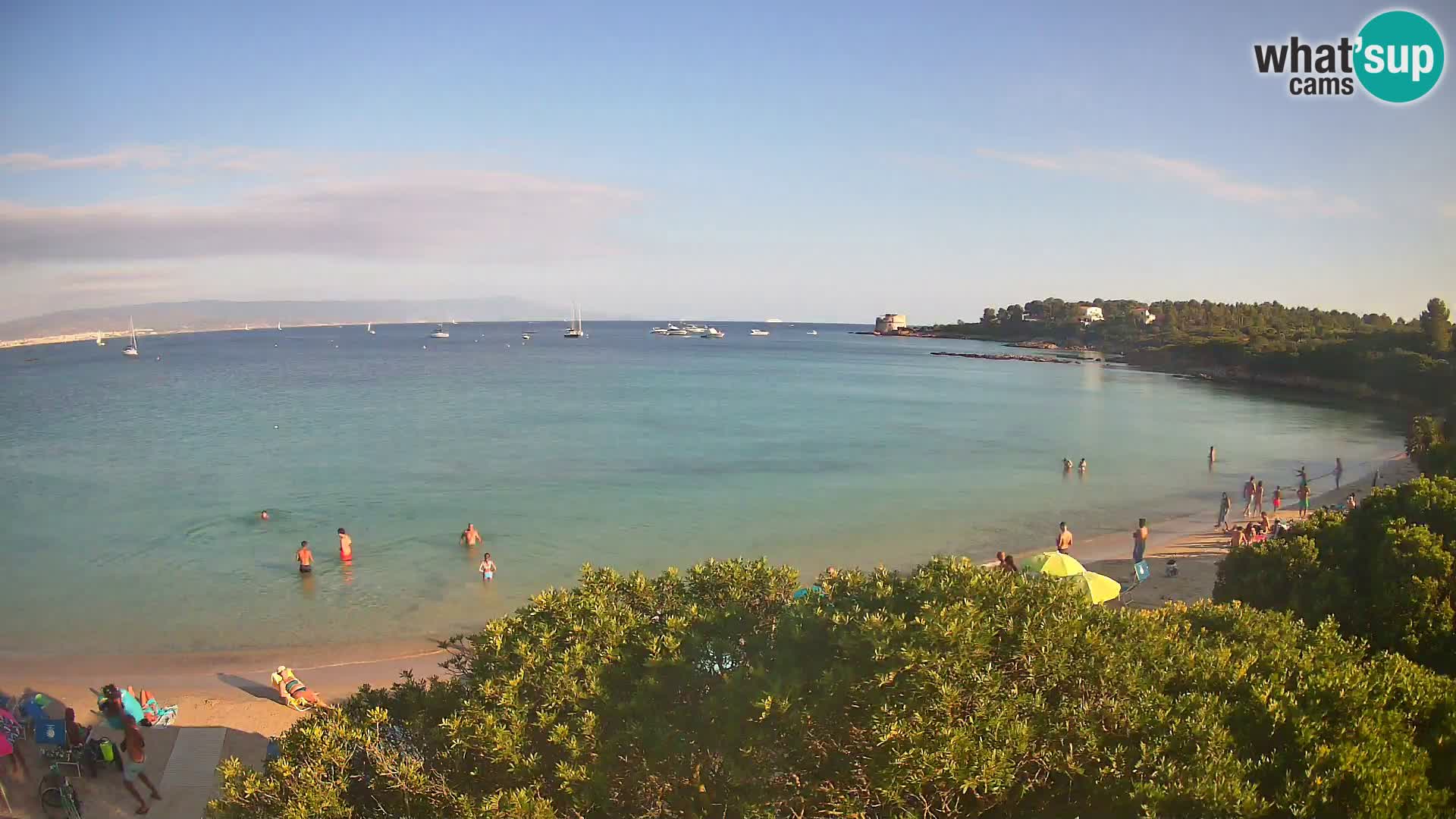 Webcam Lazzaretto beach | Alghero | Sardinia