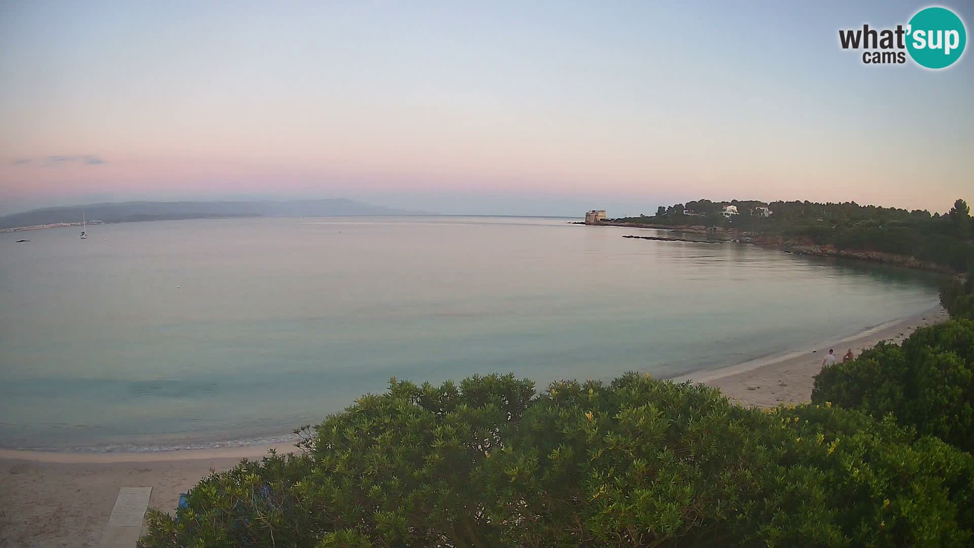 Webcam Lazzaretto beach | Alghero | Sardinia