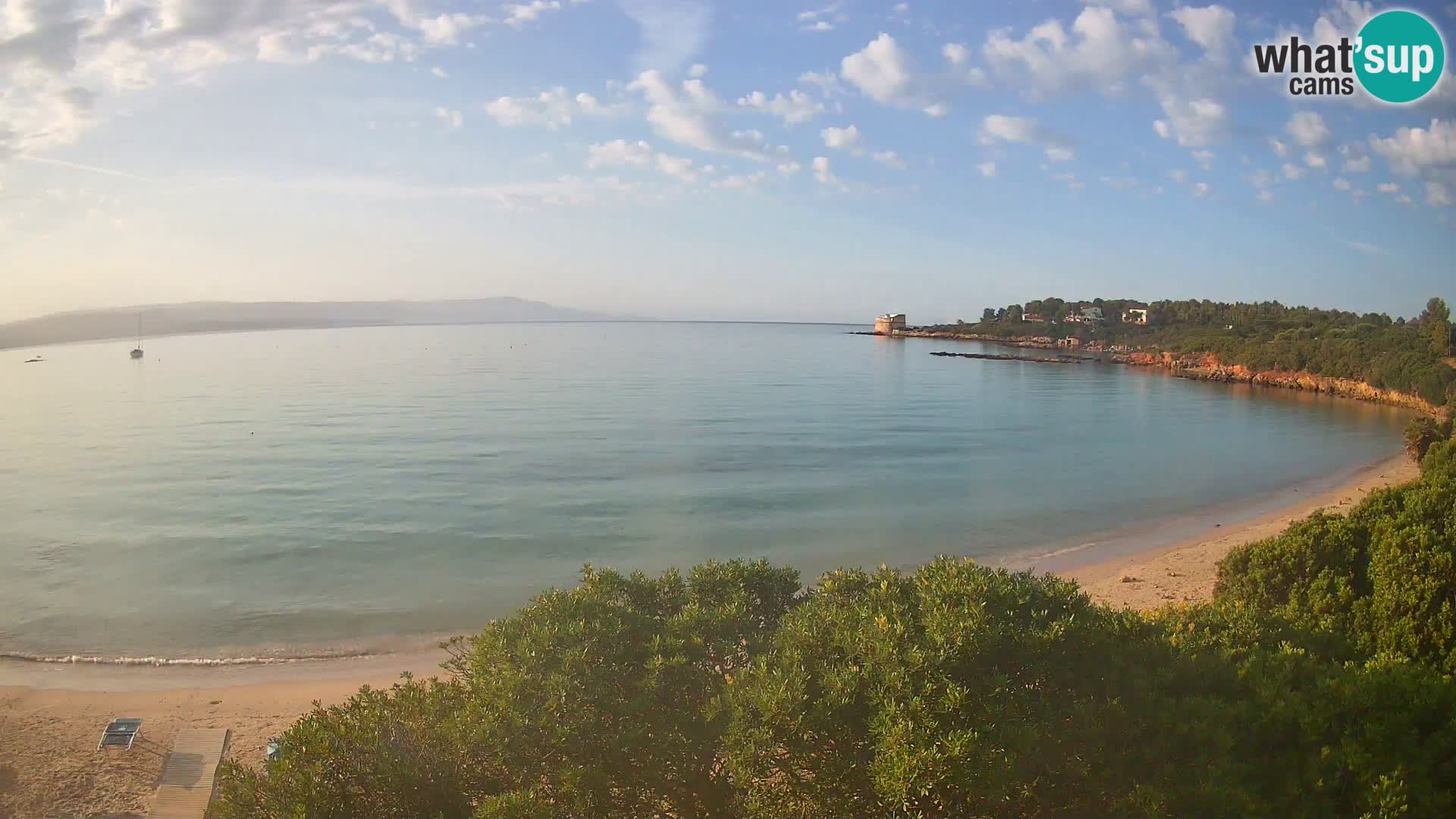Webcam Lazzaretto beach | Alghero | Sardinia