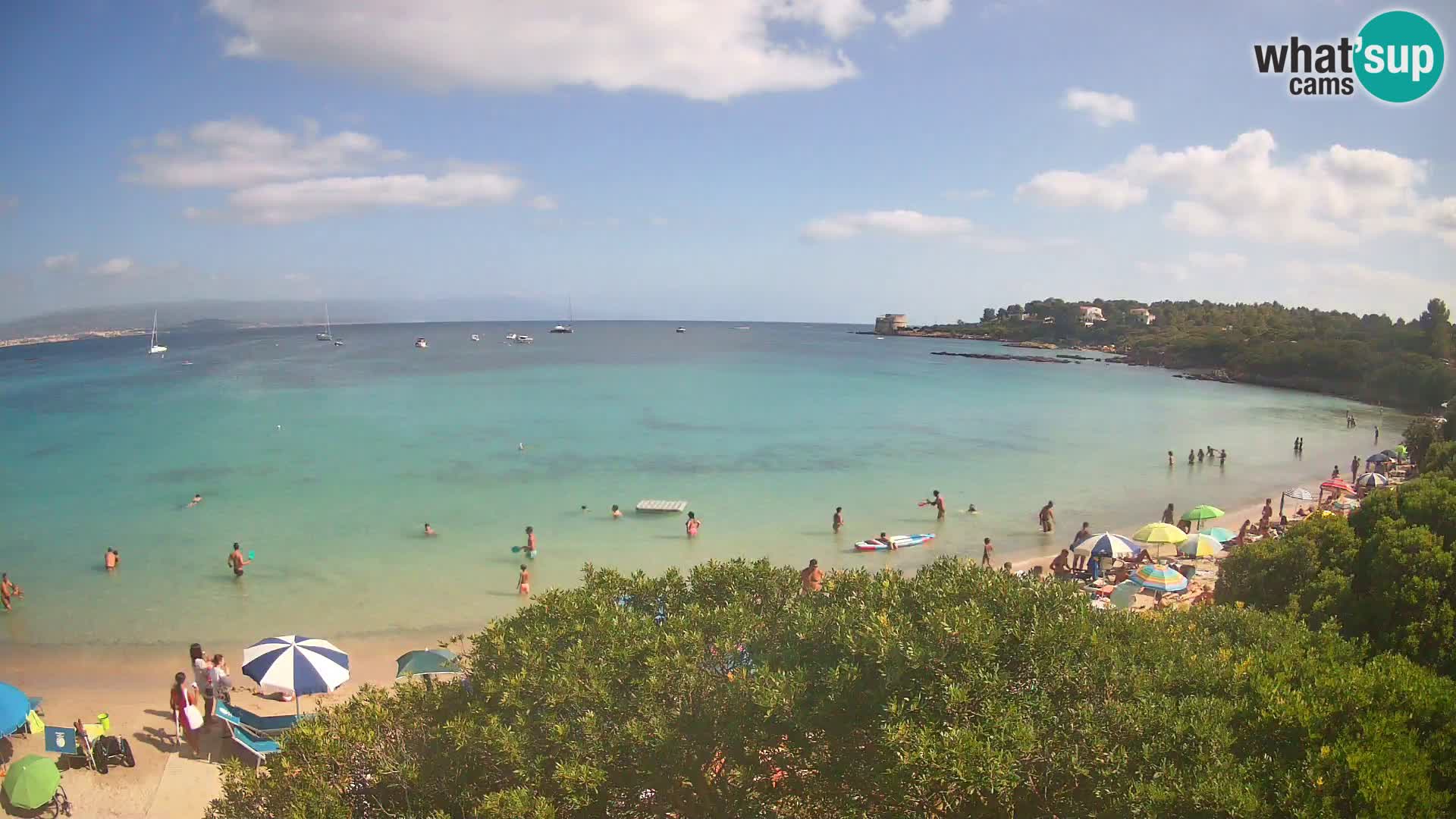 Webcam Lazzaretto beach | Alghero | Sardinia