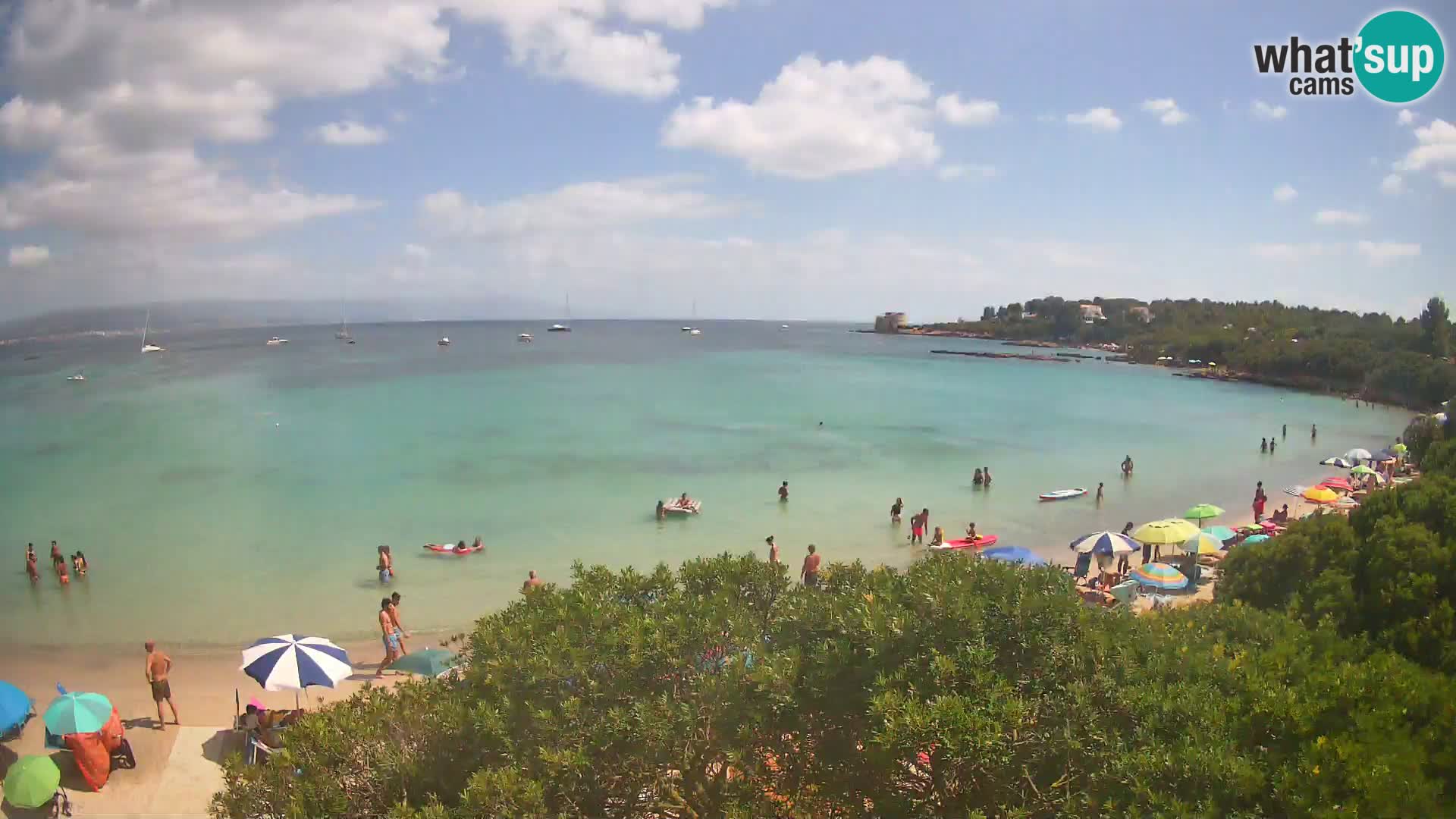 Webcam Lazzaretto beach | Alghero | Sardinia