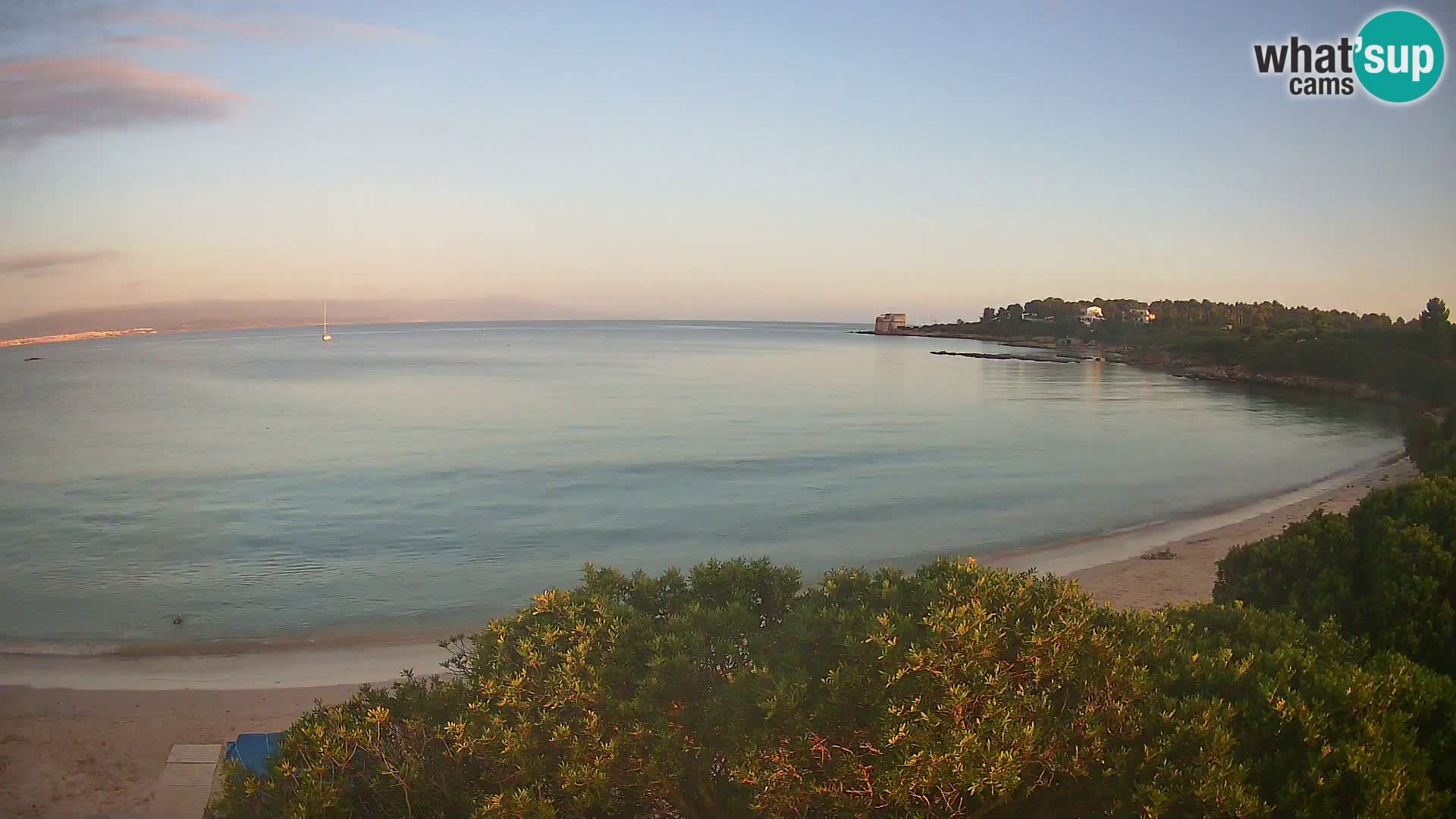 Webcam Lazzaretto Strand | Alghero | Sardinien