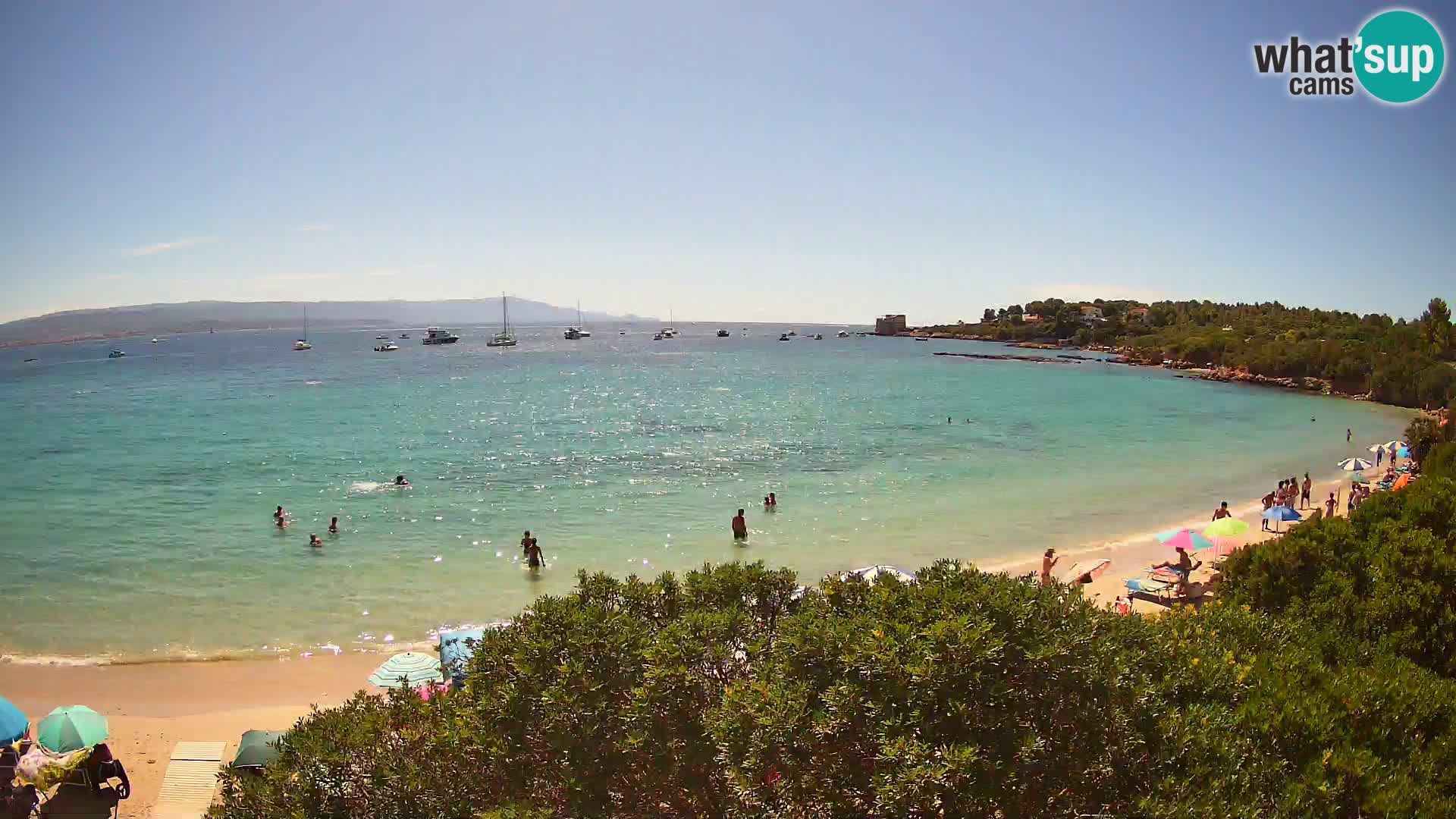 Webcam spiaggia Lazzaretto | Alghero | Sardegna