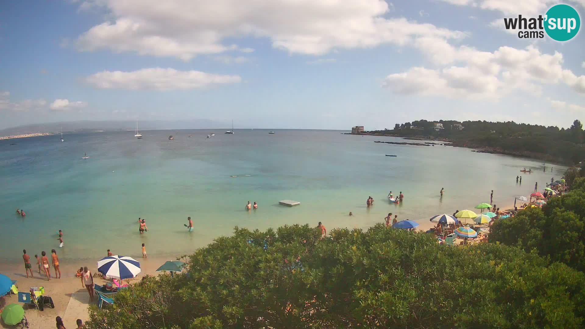 Webcam Lazzaretto beach | Alghero | Sardinia