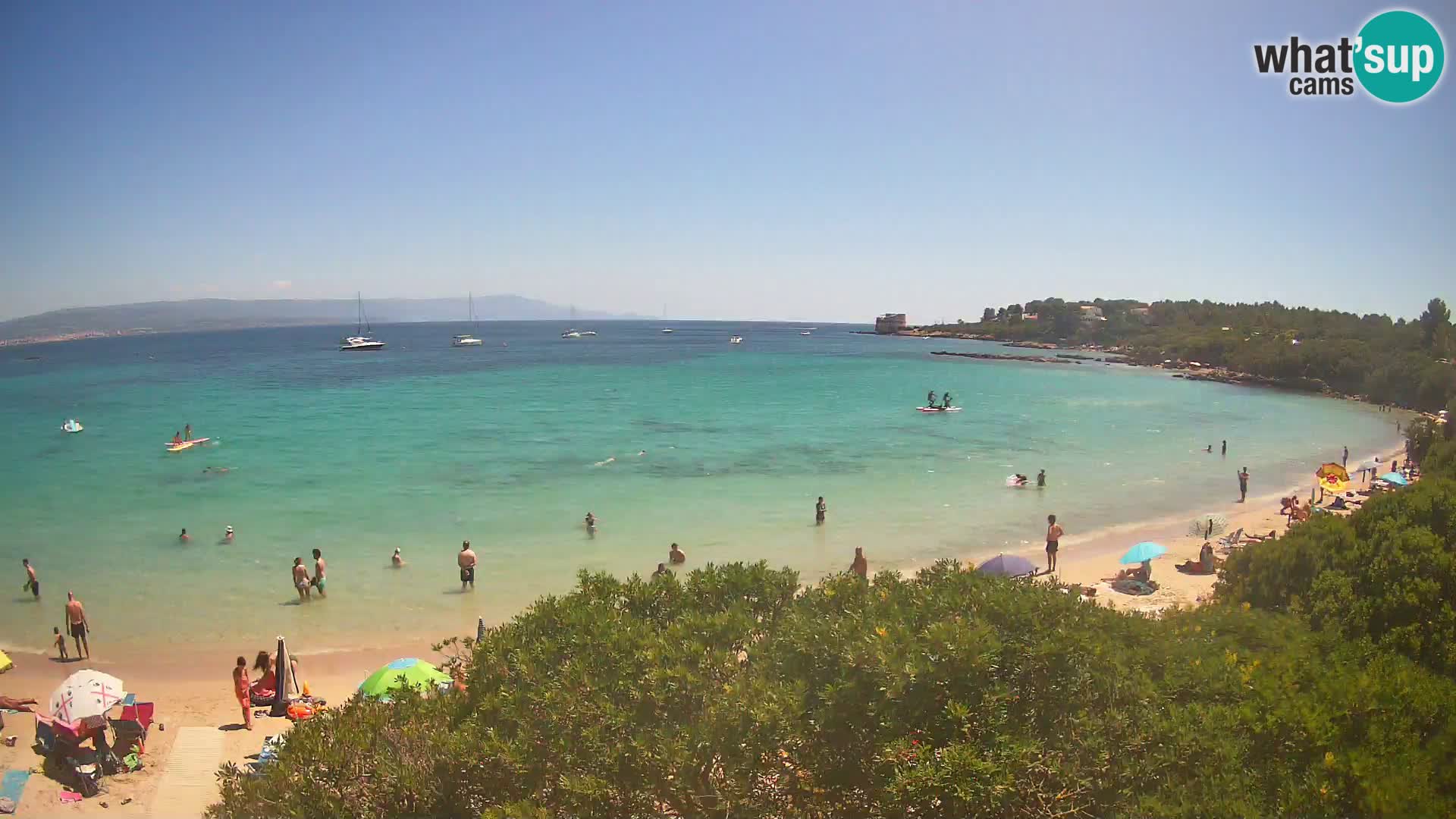 Webcam Lazzaretto beach | Alghero | Sardinia