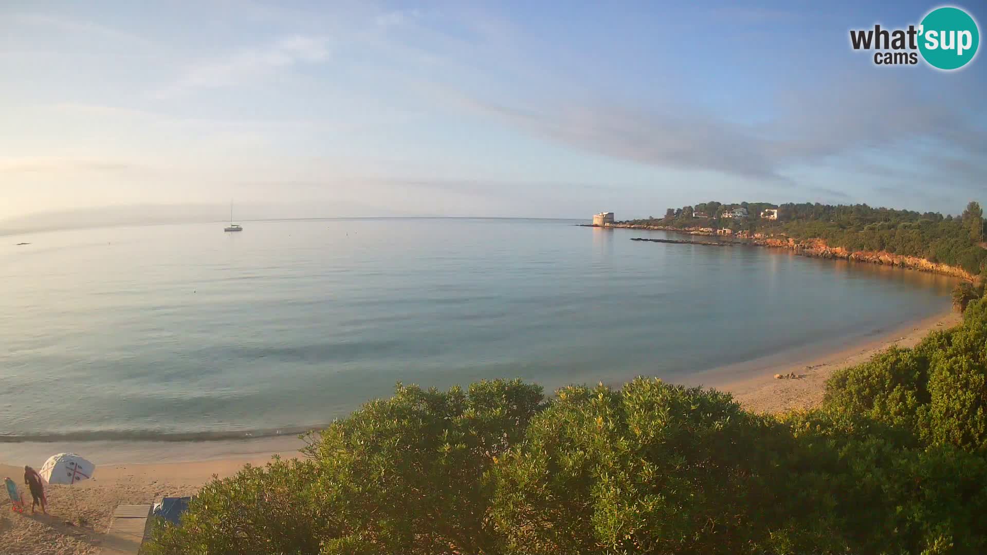 Webcam Lazzaretto beach | Alghero | Sardinia