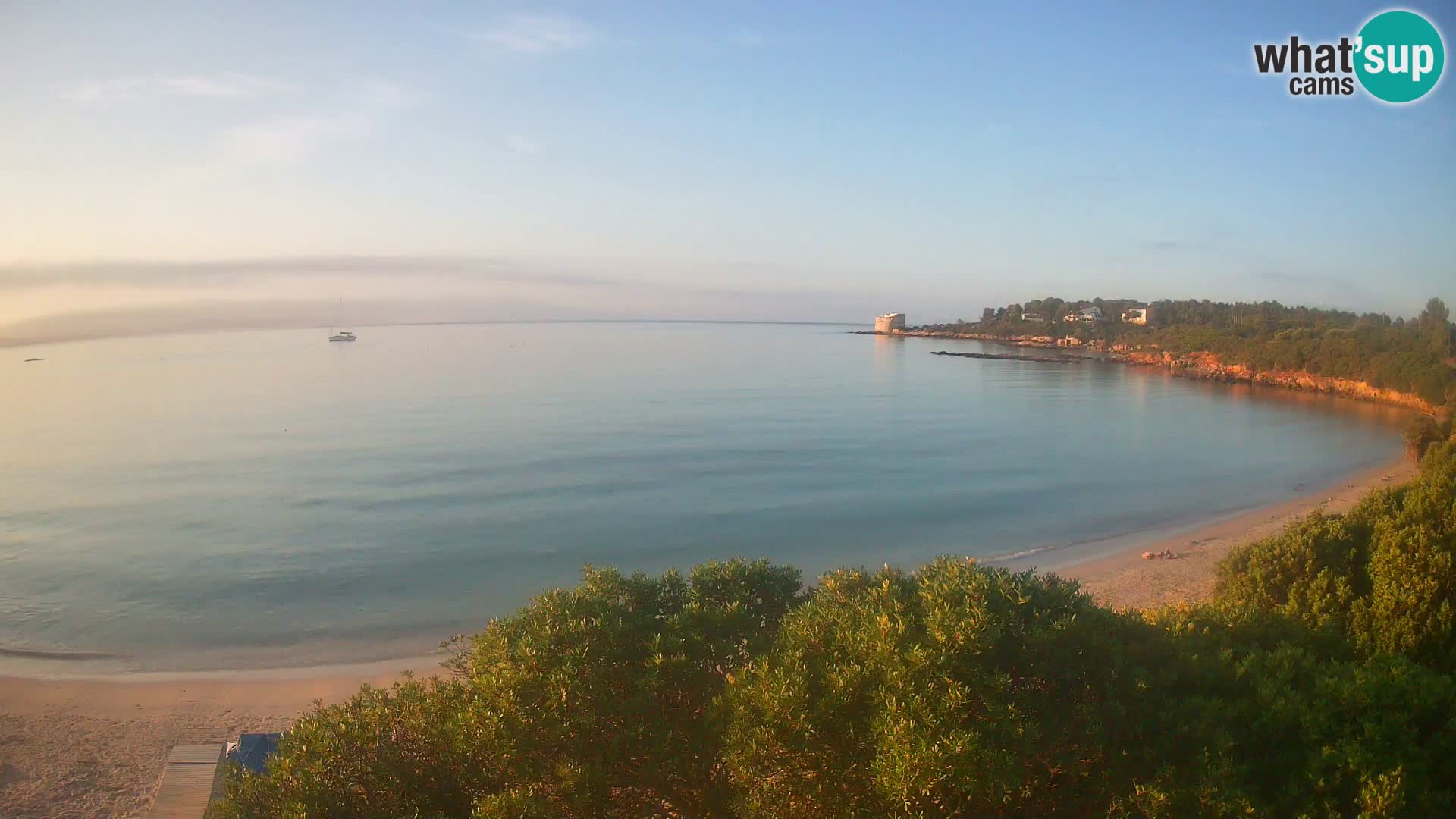 Webcam Lazzaretto beach | Alghero | Sardinia