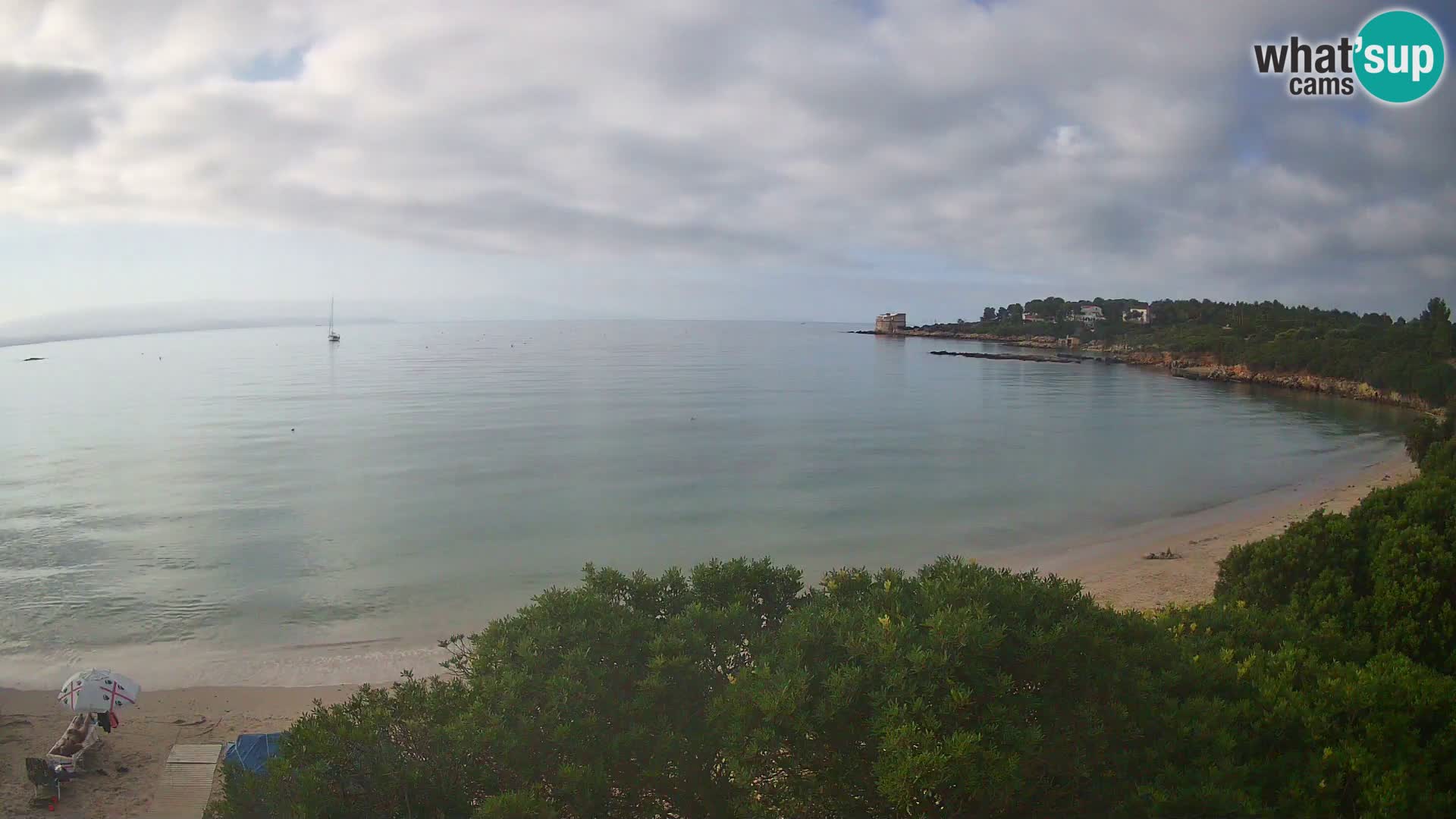 Webcam Lazzaretto beach | Alghero | Sardinia