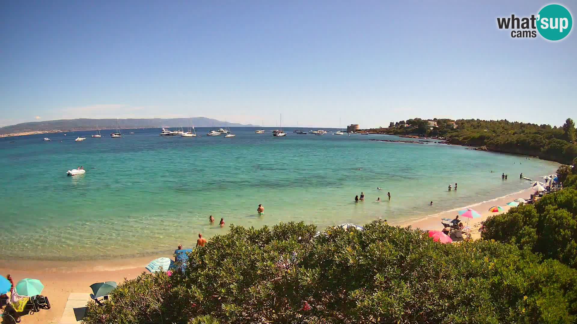 Webcam Lazzaretto beach | Alghero | Sardinia