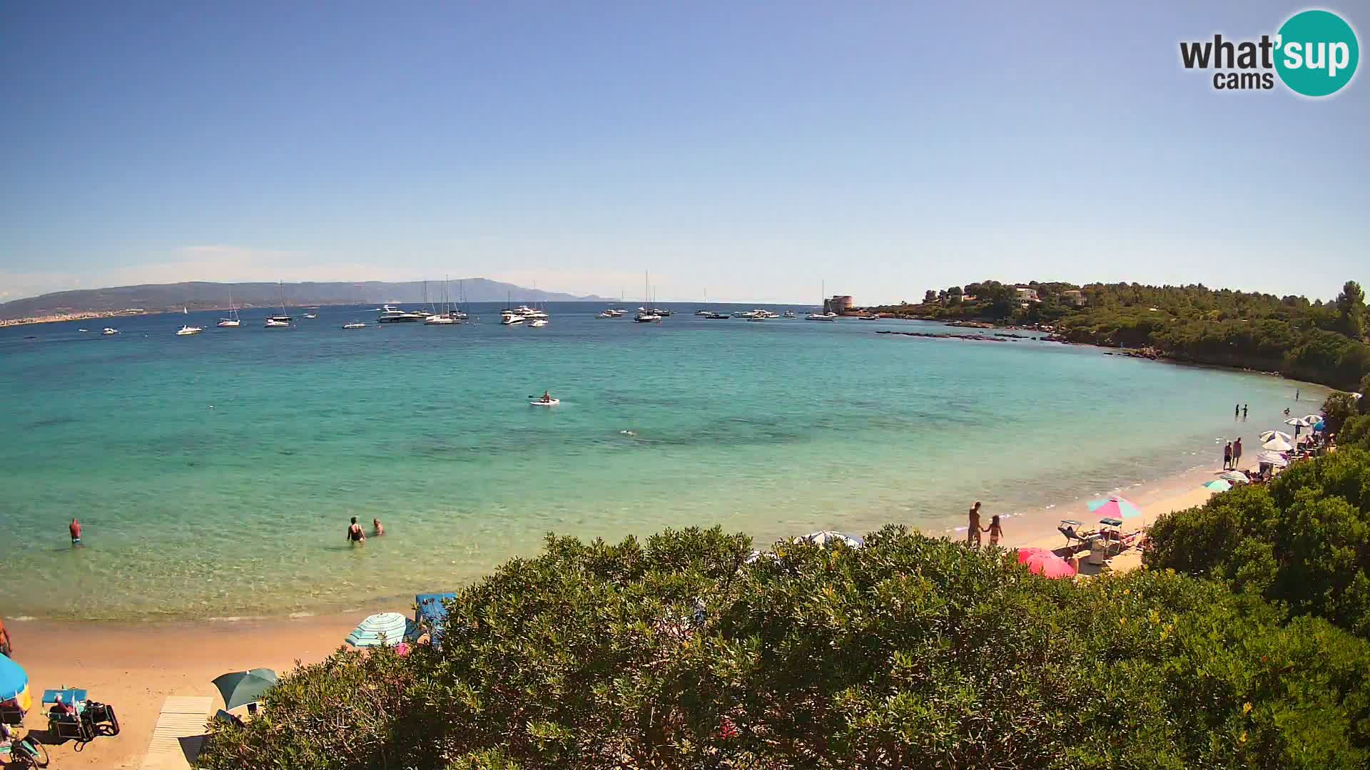Webcam Lazzaretto beach | Alghero | Sardinia