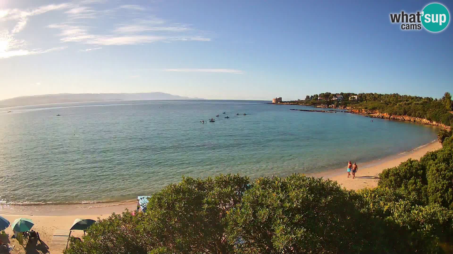 Webcam Lazzaretto beach | Alghero | Sardinia