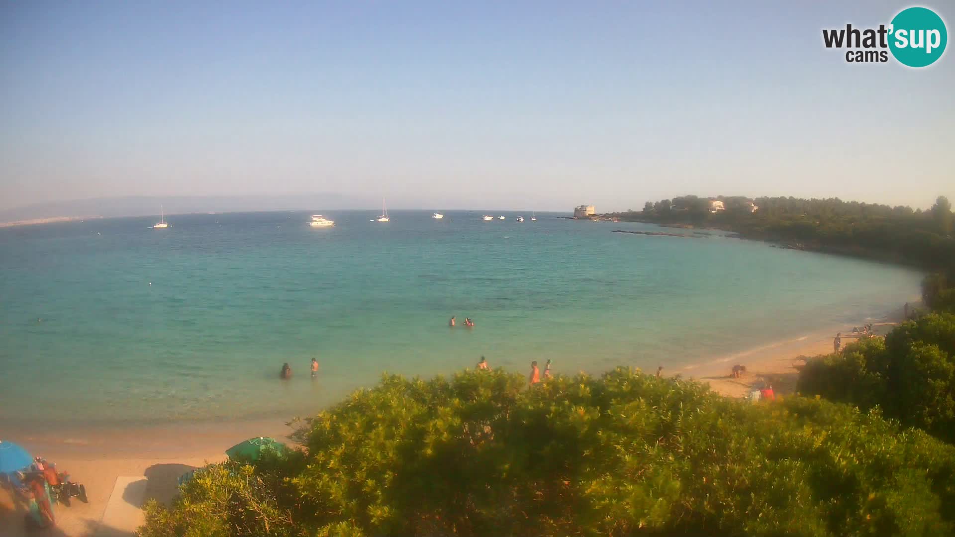 Plage Lazzaretto livecam | Alghero | Sardaigne