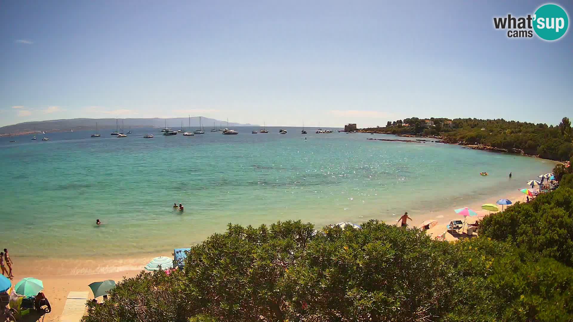 Webcam Lazzaretto Strand | Alghero | Sardinien