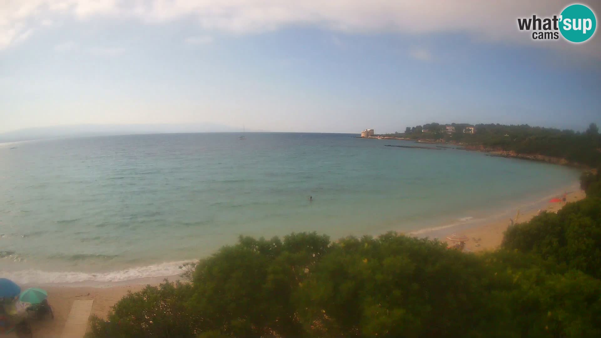 Webcam Lazzaretto beach | Alghero | Sardinia