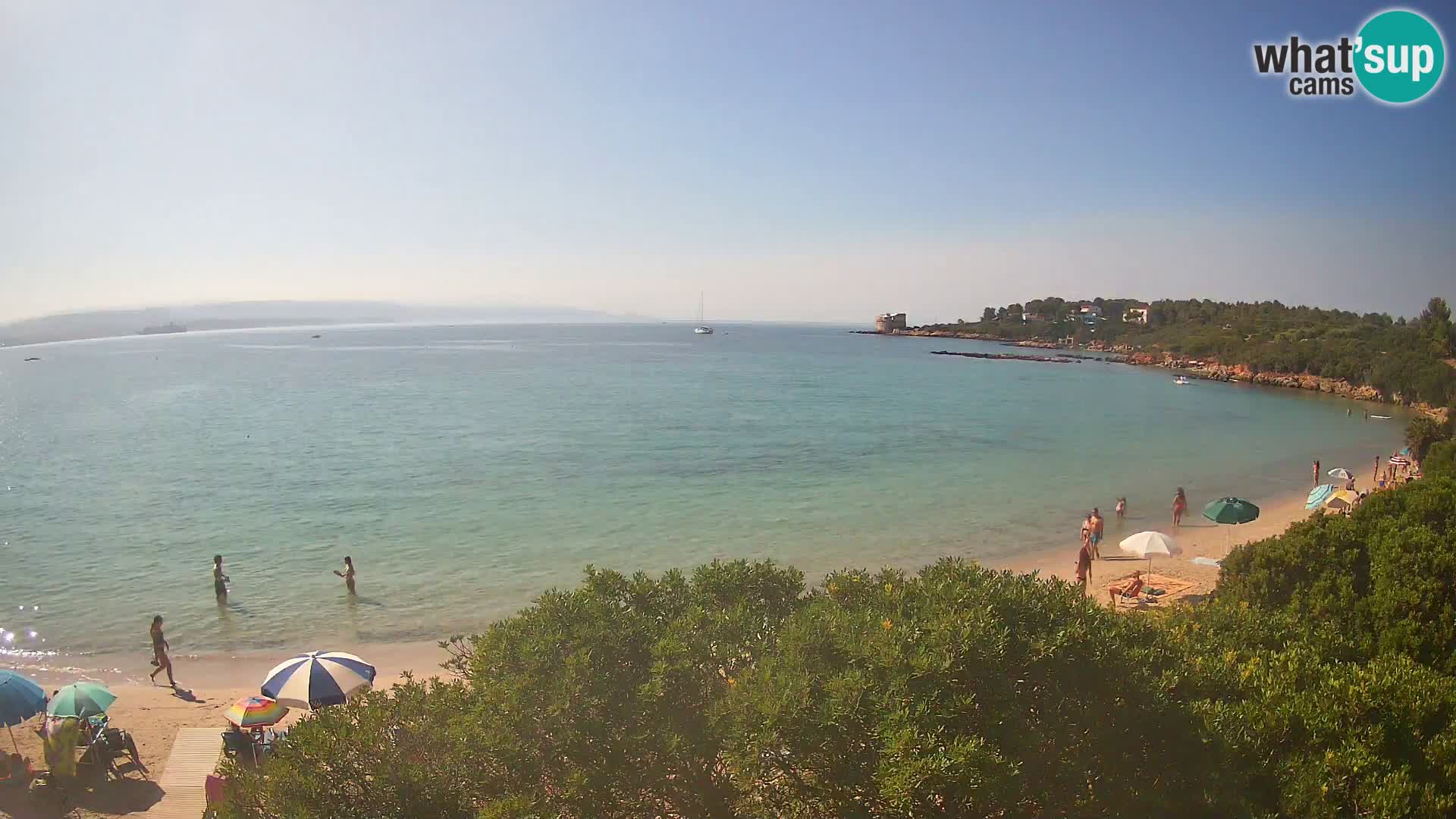 Webcam Lazzaretto beach | Alghero | Sardinia